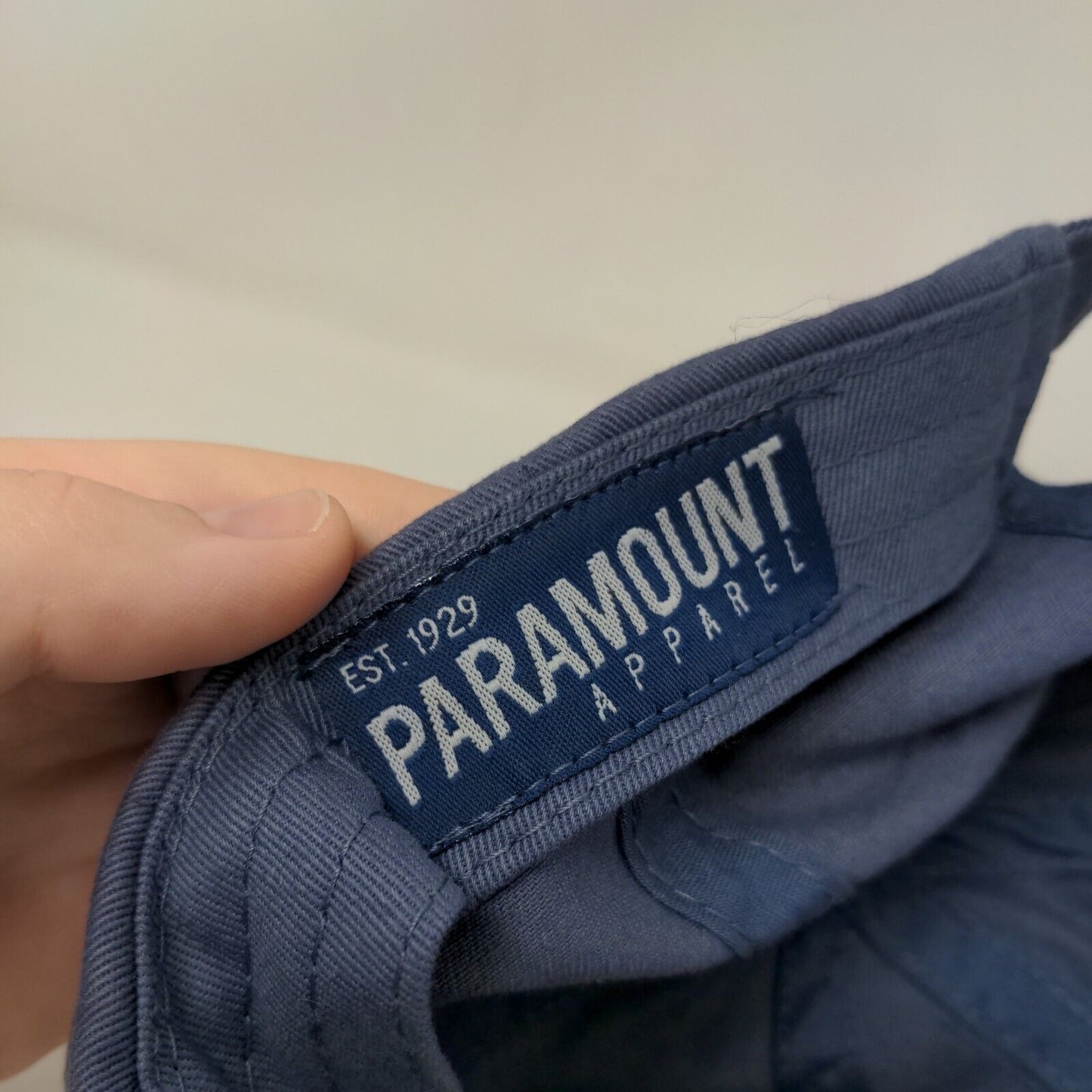 Bear Mountain Slideback Hat Blue OSFA Embroidered 6 Panel Paramount