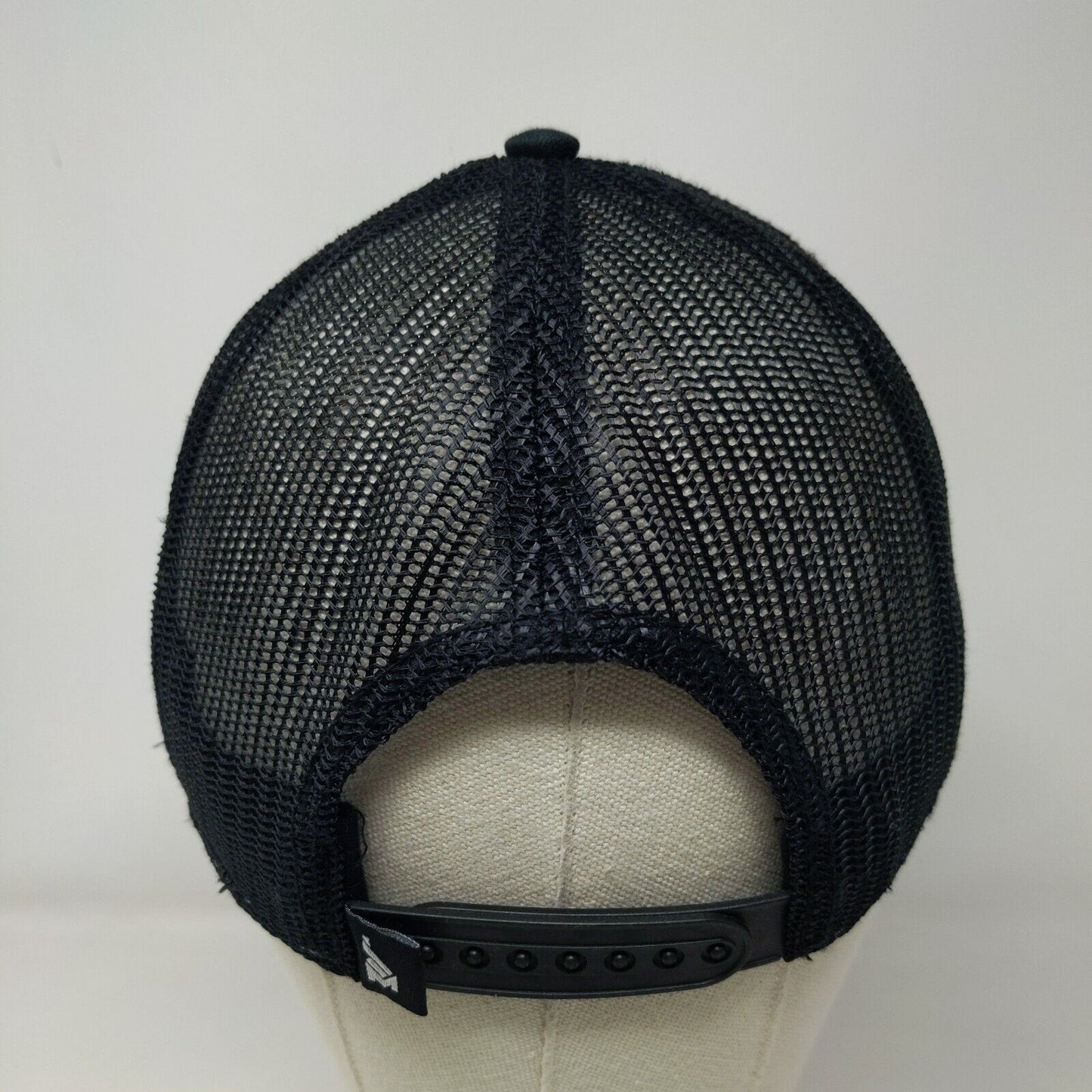 43 Inc Snapback Mesh Back Trucker Hat Black OSFM Adjustable Mission 43