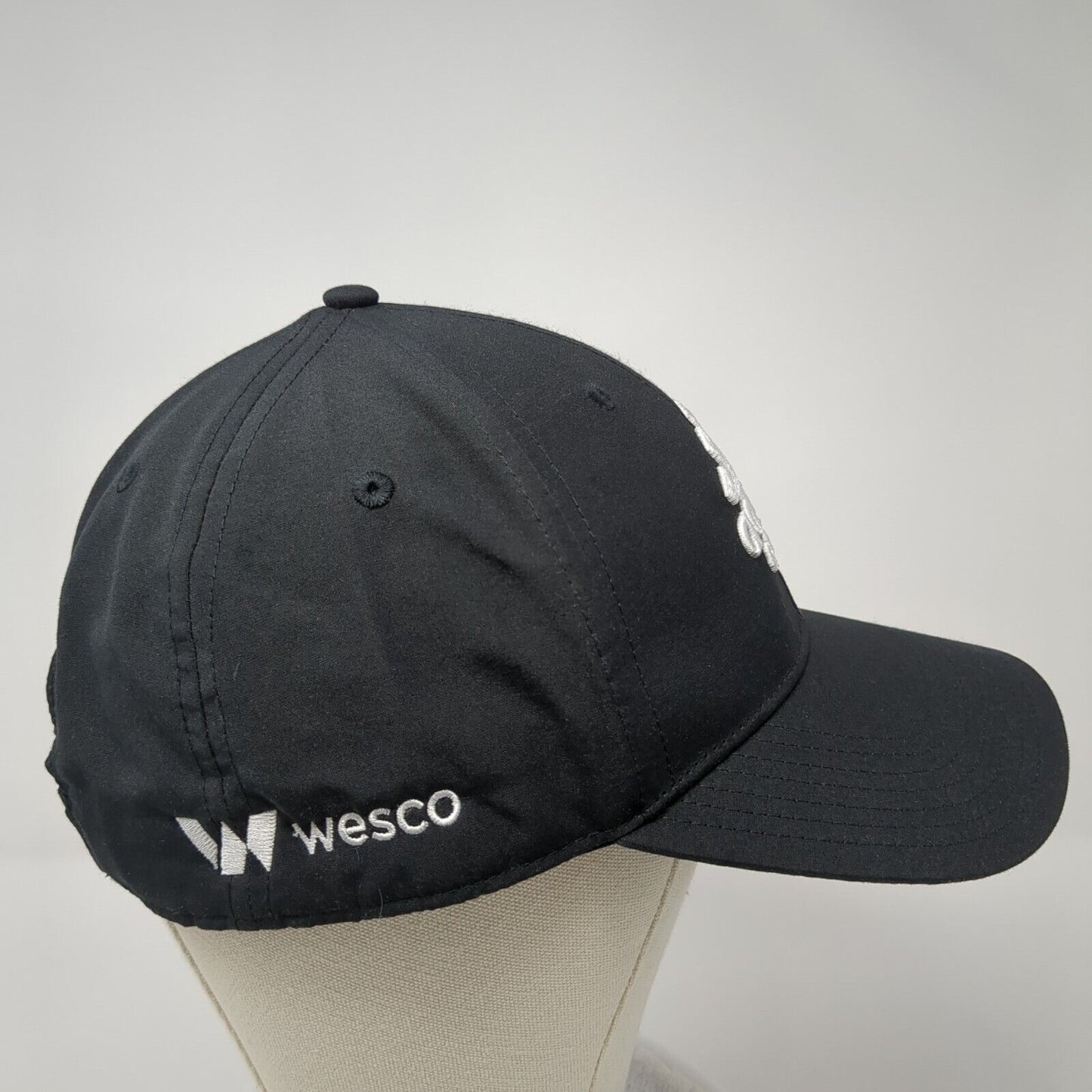 Adidas Golf Strapback Hat Black One Size Adjustable Embroidered Wesco