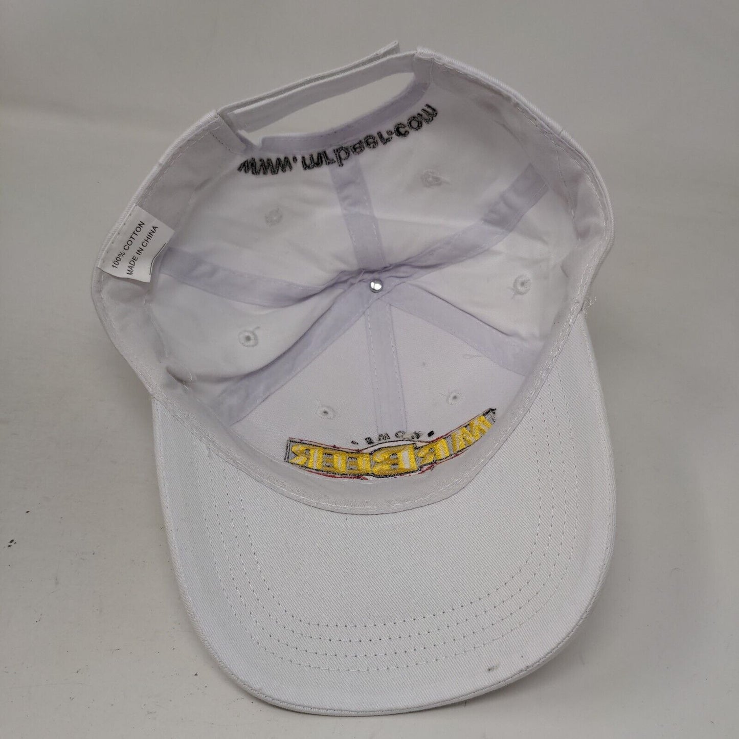 Mr. Beer Home Brewery Strapback Hat White One Size Embroidered 6 Panel