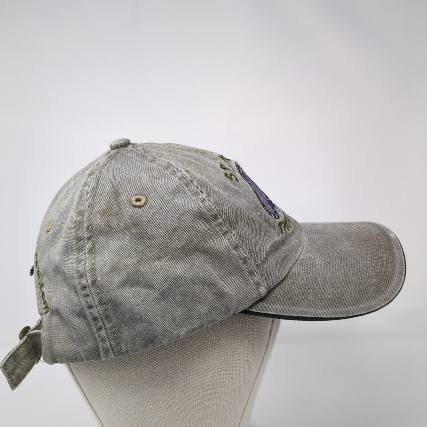 Spartan Tactical Slideback Hat Gray One Size Adjustable Embroidered