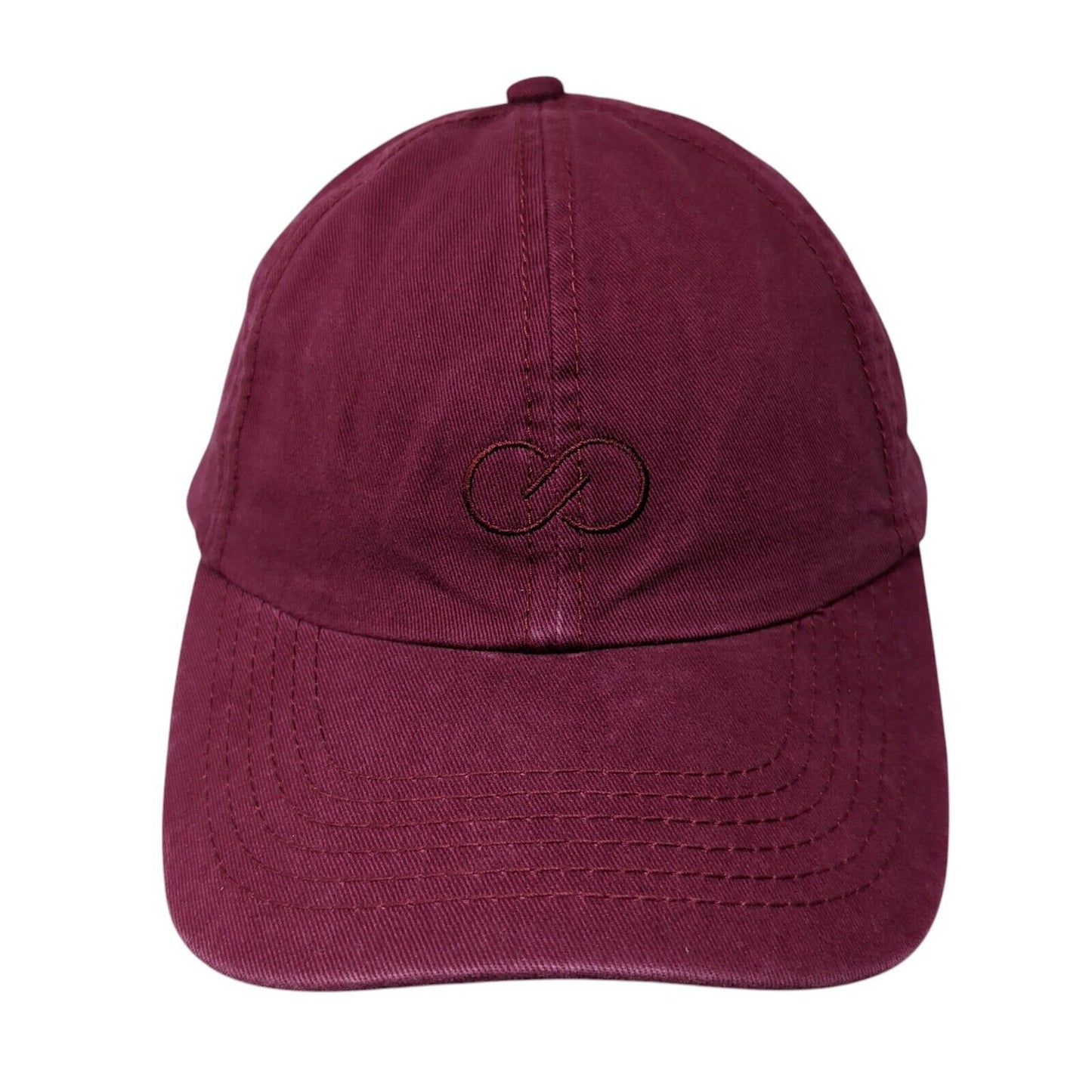 Infinity Slideback Hat Red One Size Adjustable Solid 6 Panel Outdoor
