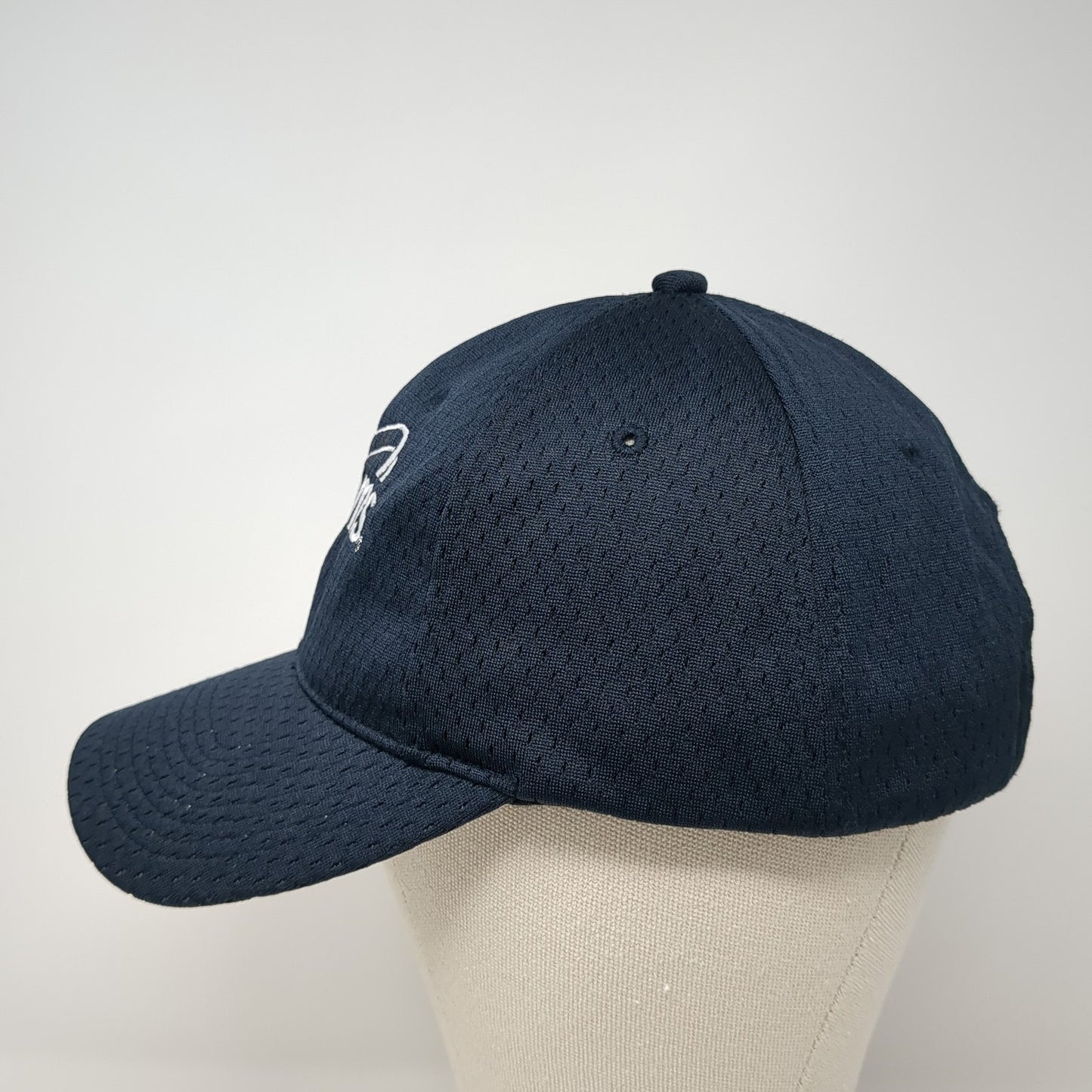 Williams Strapback Baseball Cap Blue OS Adjustable Embroidered Port Authority