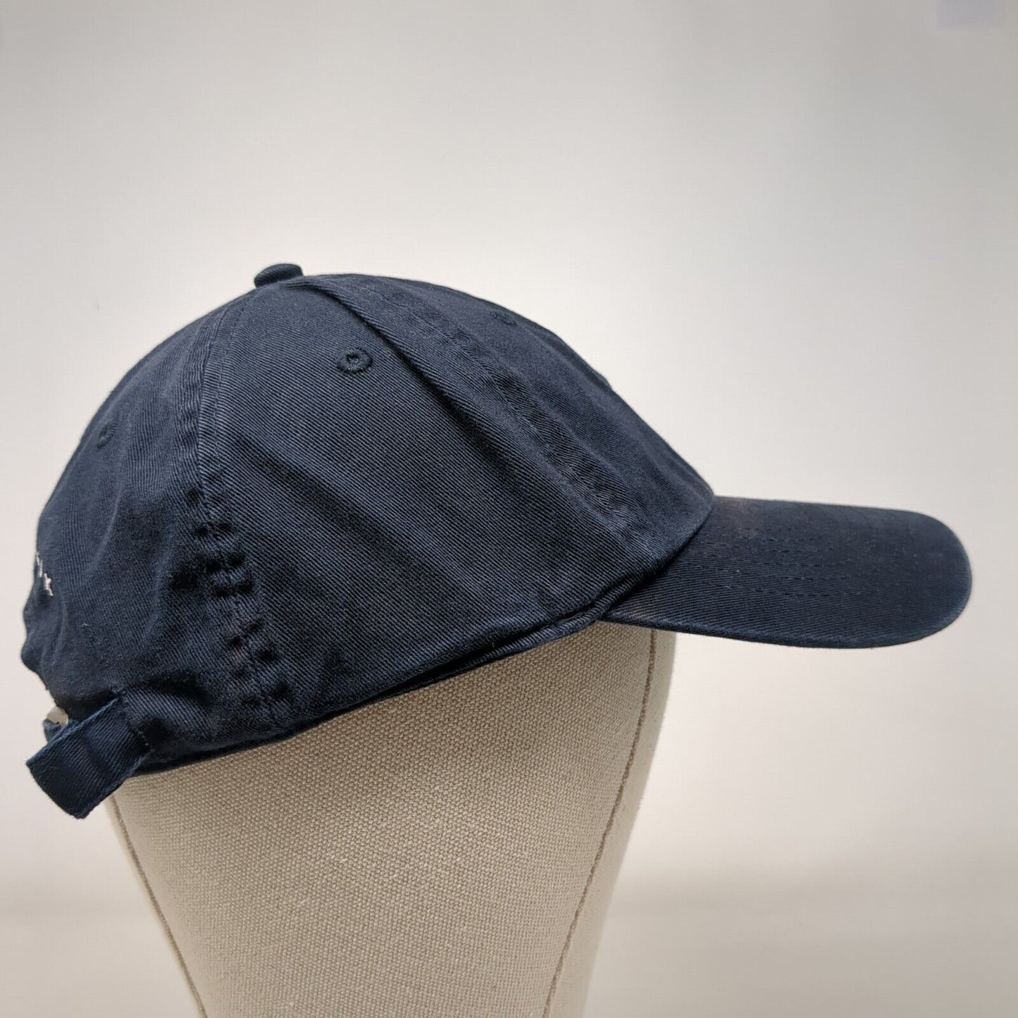 Prince & Fox Slideback Hat Blue One Size Solid Adjustable Embroidered