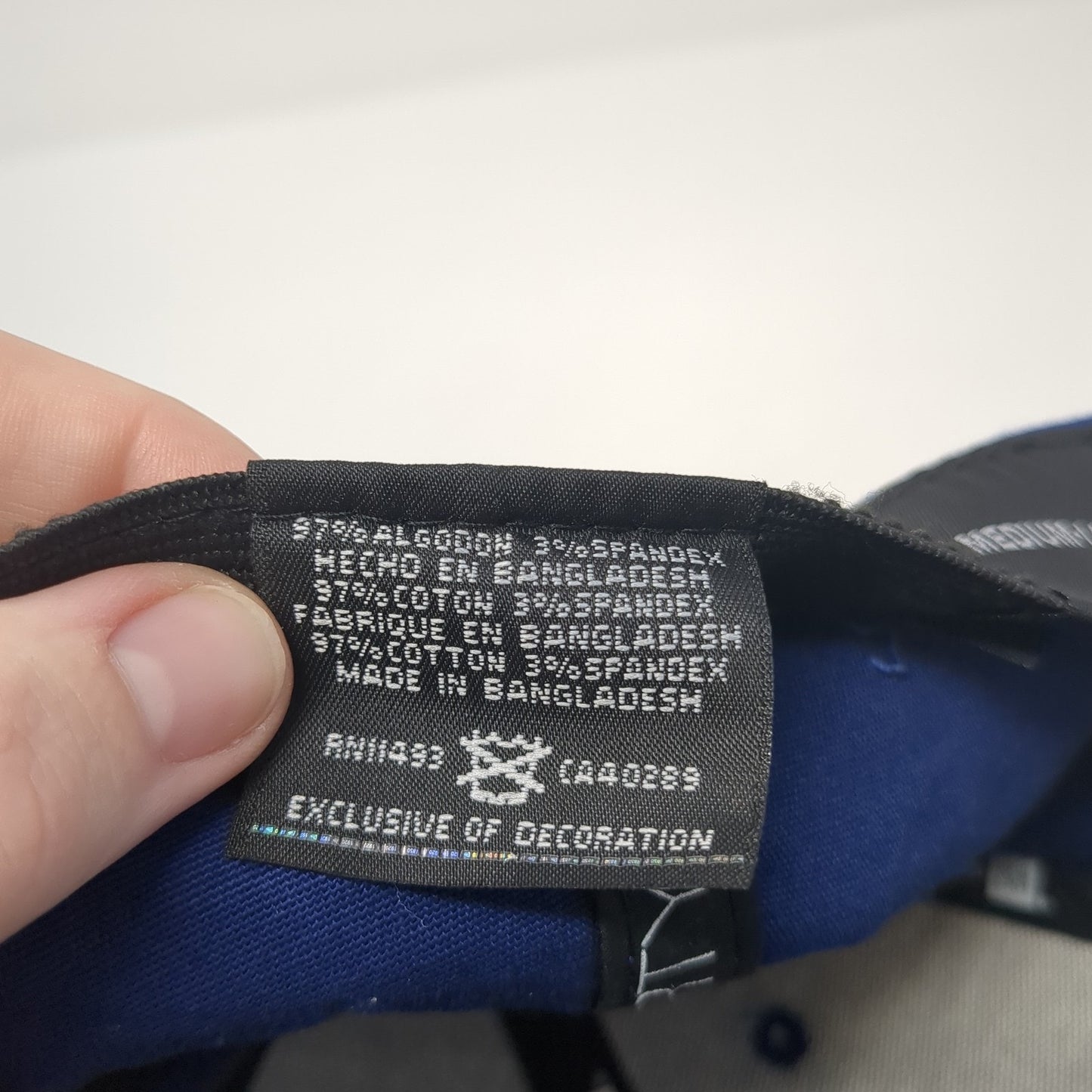 Reno Fitted Baseball Cap Blue Large Lightweight Embroidered 39Thirty New Era