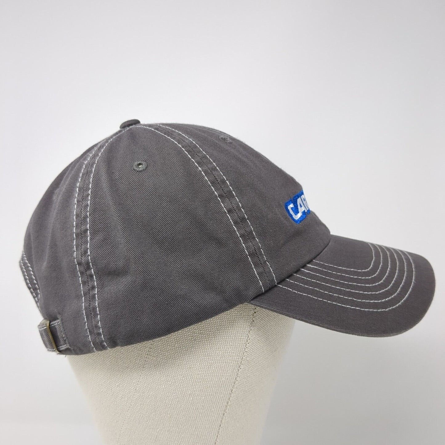 Carlisle Slideback Hat Gray One Size Adjustable HeadShots KC Caps
