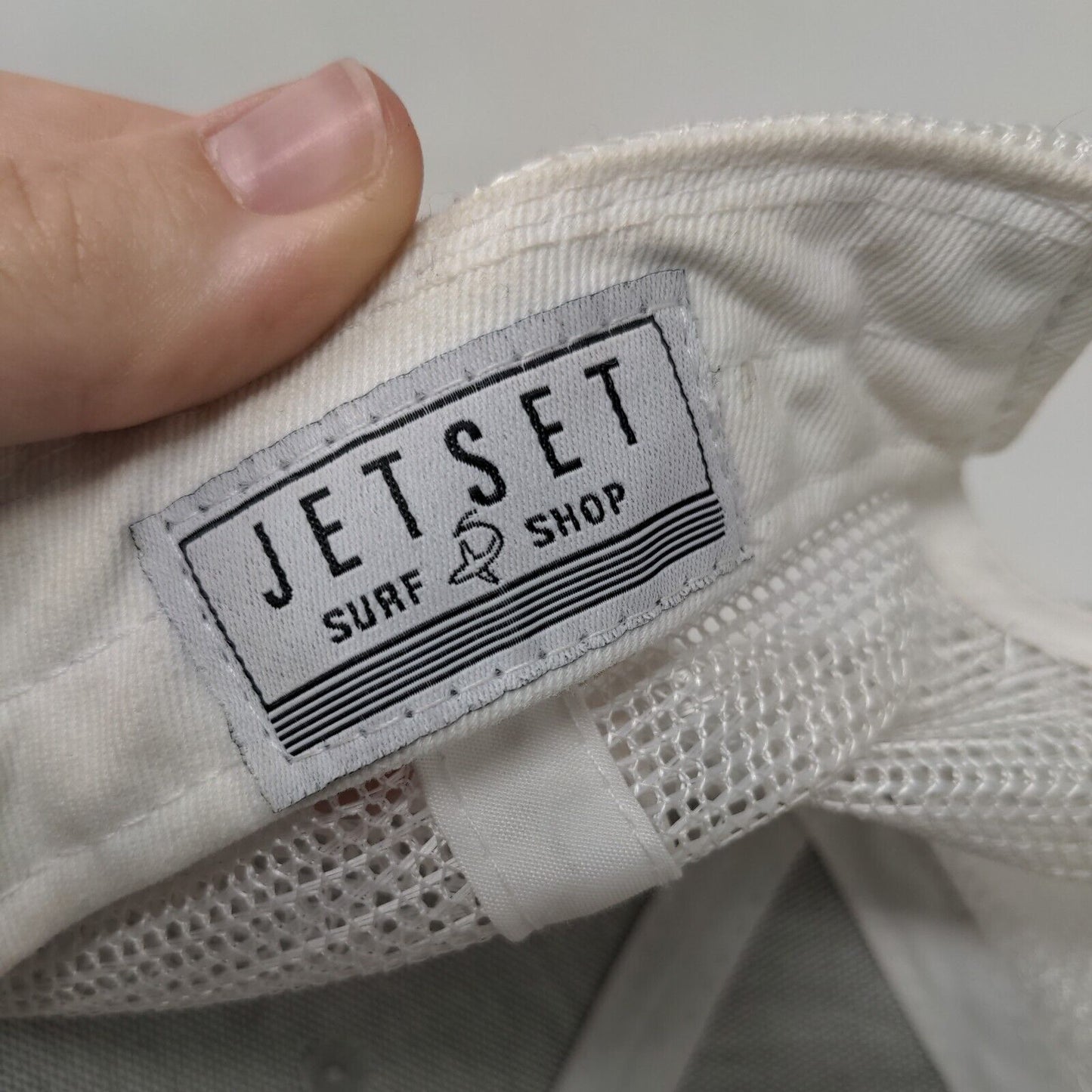 Jetset Surf Shop Marco Island Snapback Trucker Hat Gray One Size Mesh Back