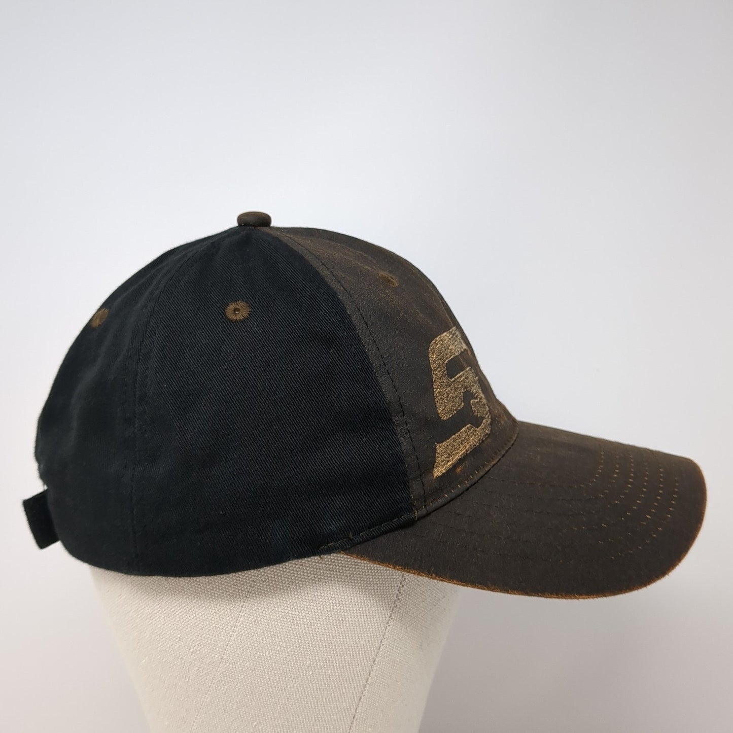 Snap-on Logo Strapback Hat Brown One Size Adjustable Solid K-Products