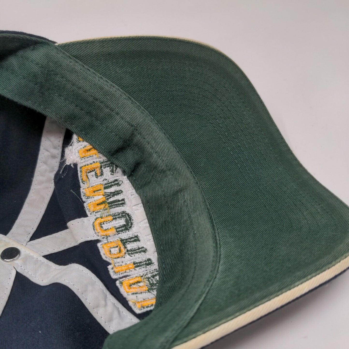 Muirfield Village Golf Club Men's Slideback Hat Blue Memorial Tournament Logo