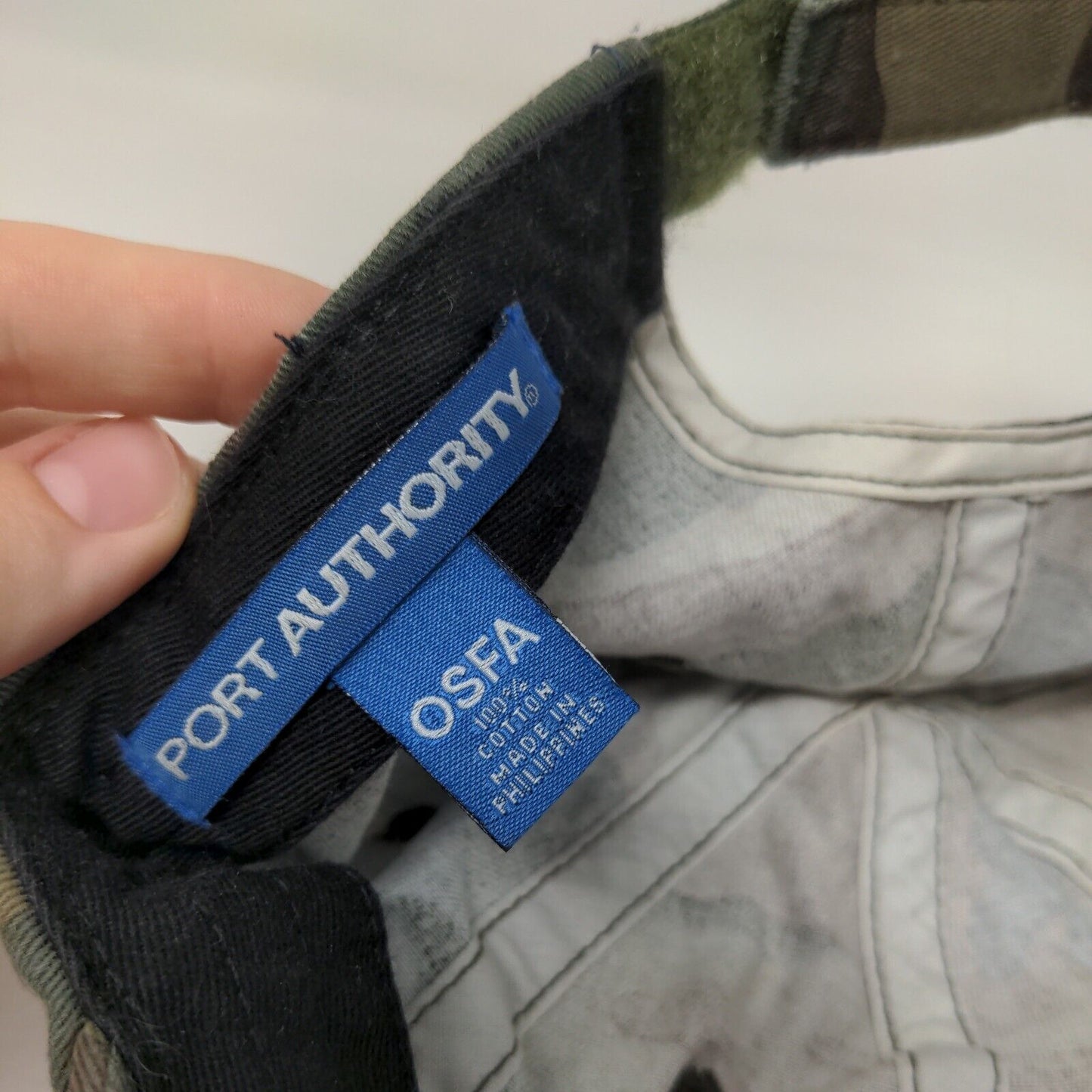 Planet Surplus NSB Strapback Hat Camo OSFA Embroidered Port Authority