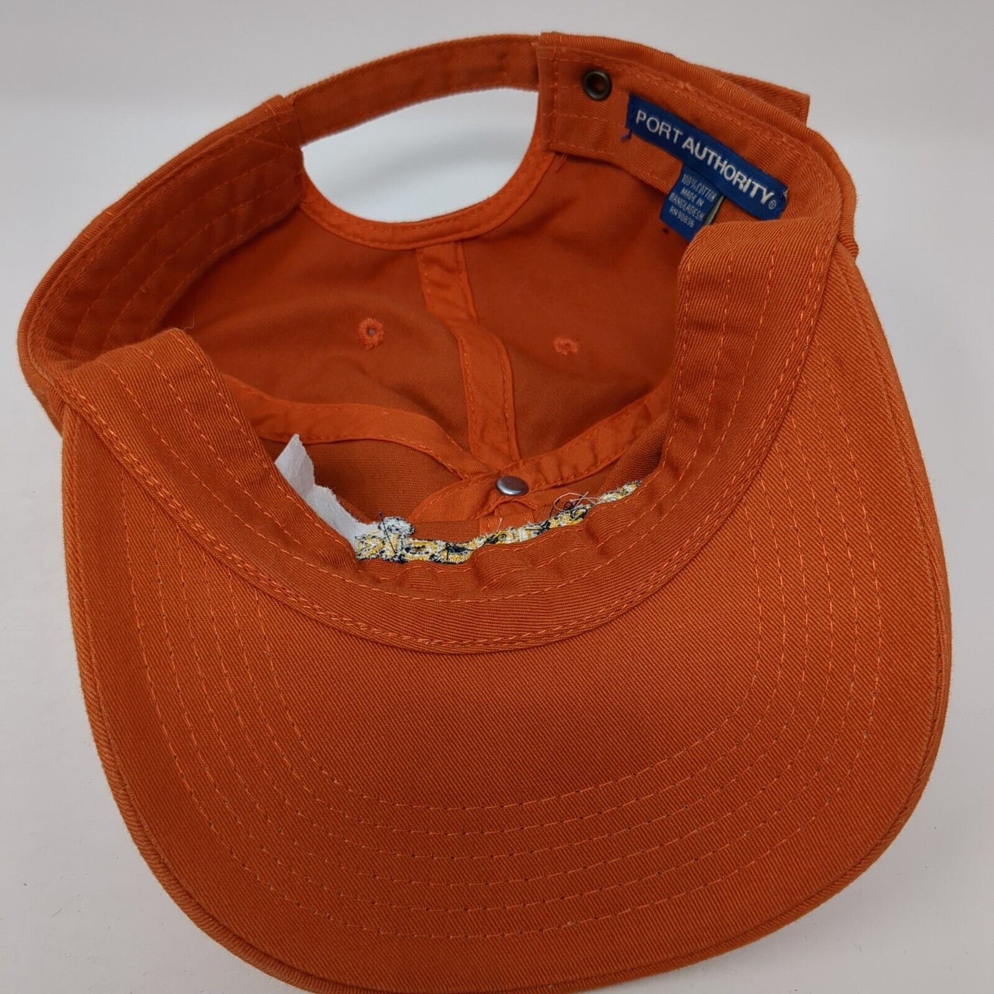 Hardrock Slideback Hat Orange One Size Adjustable Embroidered Port Authority