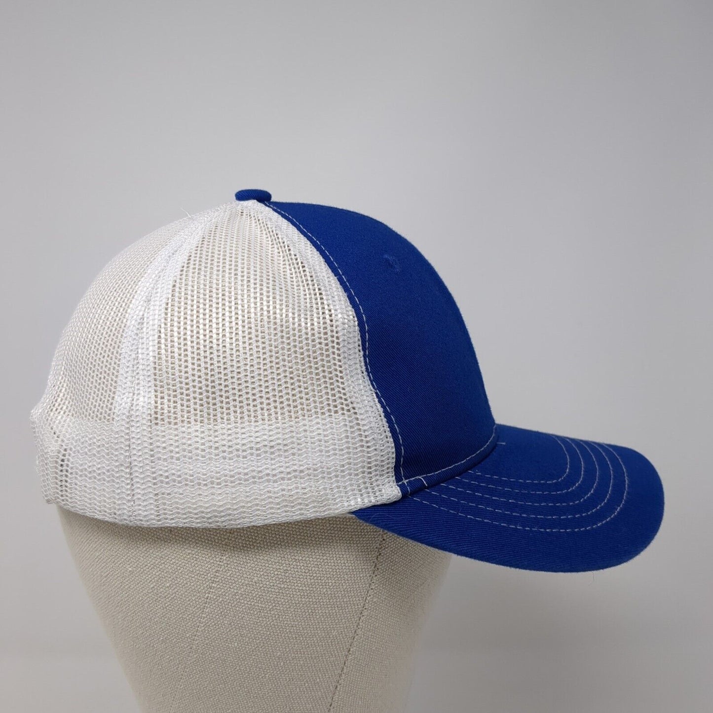Magic Valley Kid Market Youth Snapback Trucker Hat Blue OS Mesh Port Authority