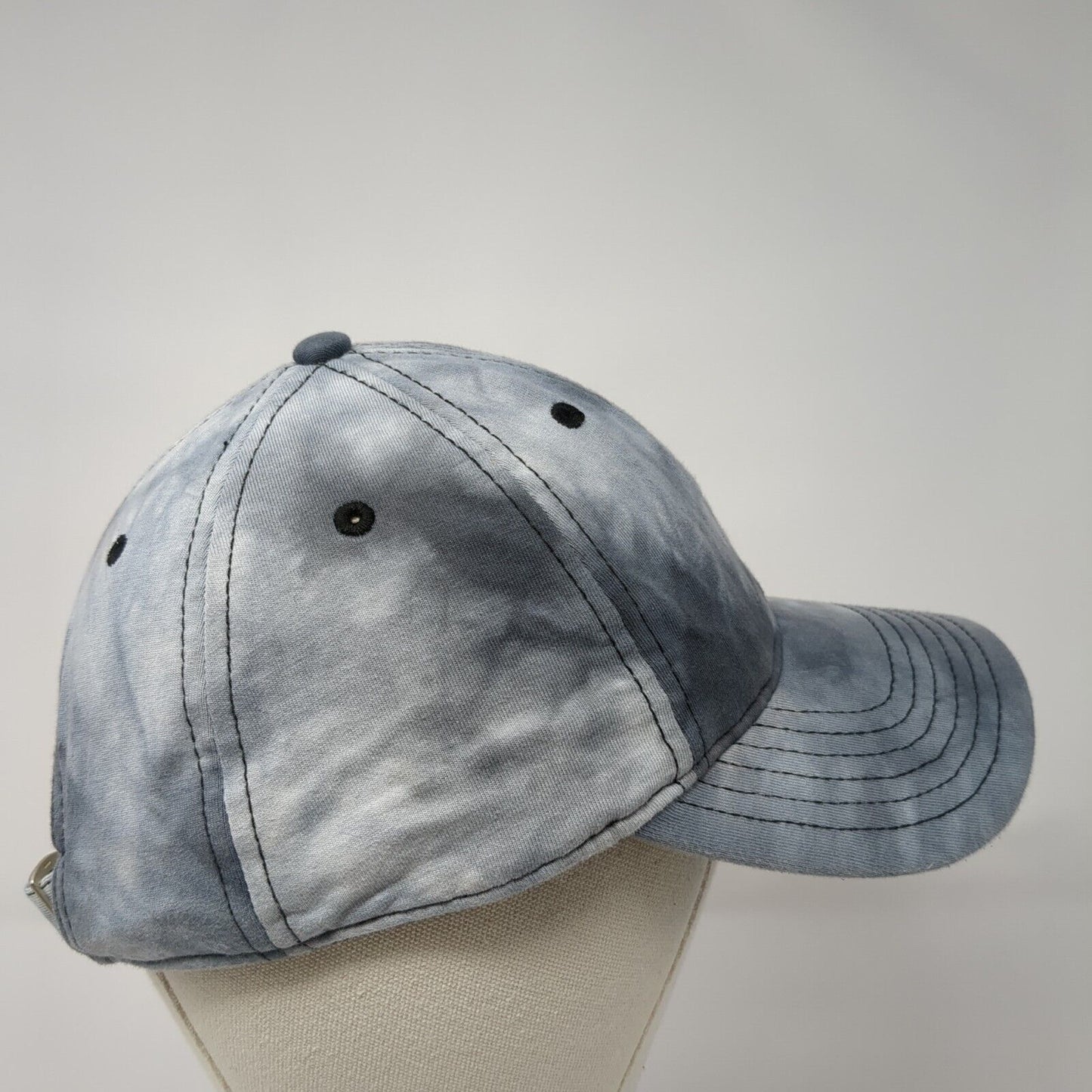 Skechers Slideback Hat Gray One Size Adjustable Diamond S Logo Tie Dye