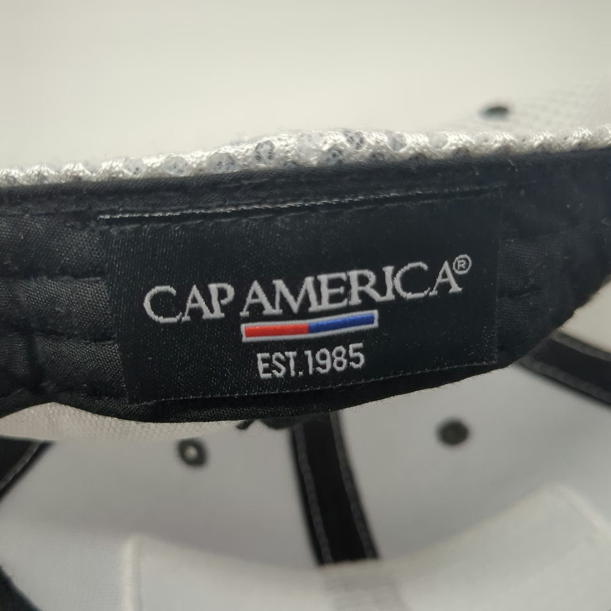 Cap America Hebron Brick Company Trucker Hat Gray One Size Mesh Snapback Camo