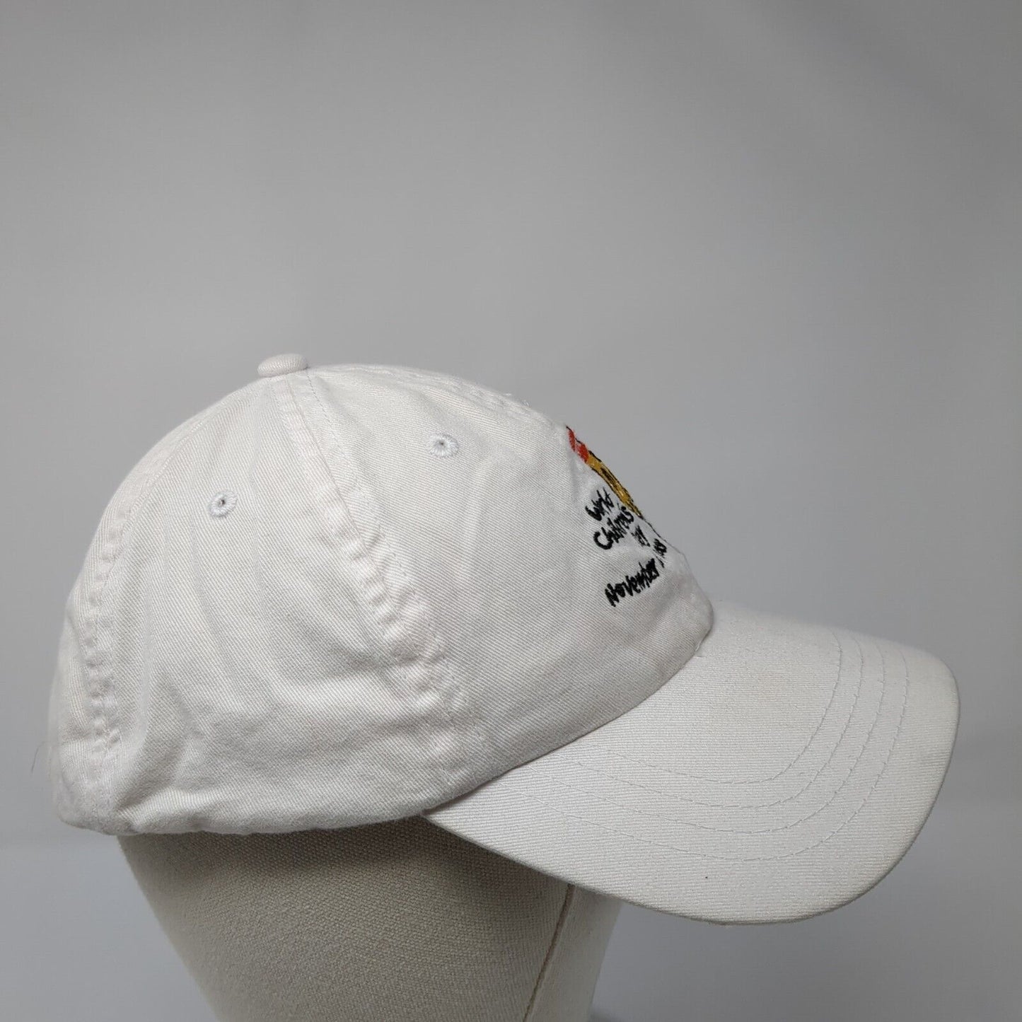 World Children's Day November 20, 2003 Slideback Hat White OS Adjustable Cotton