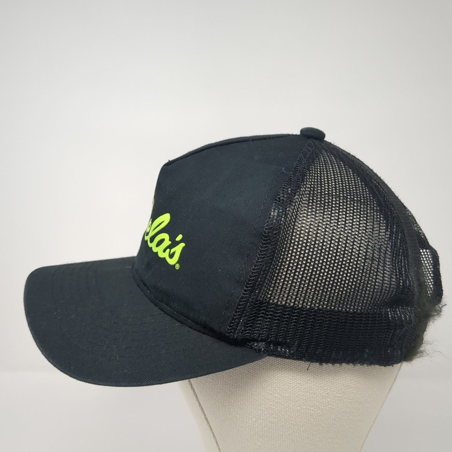 Cabela's Snapback Trucker Hat Black One Size Adjustable Mesh Back Bass Pro Shops