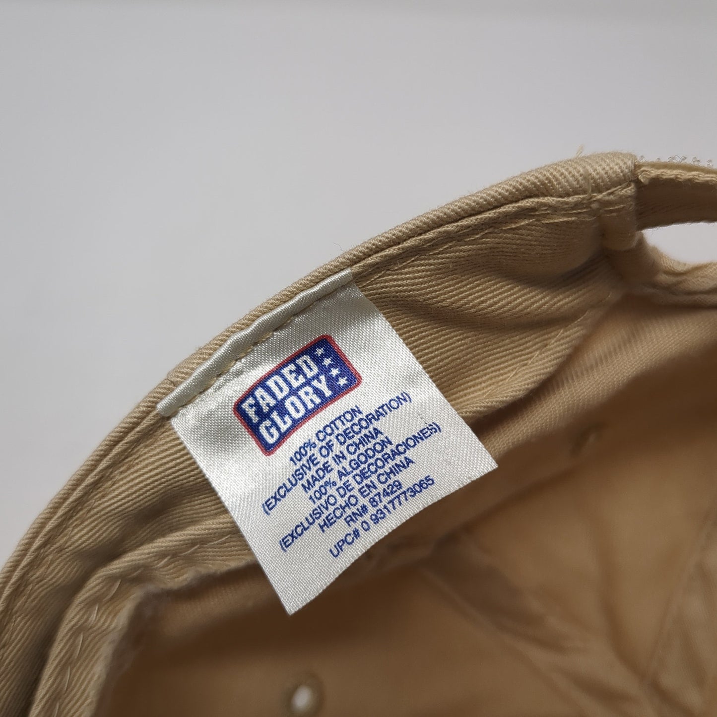 Dallas Cowboys Strapback Baseball Cap Brown One Size Adjustable Faded Glory