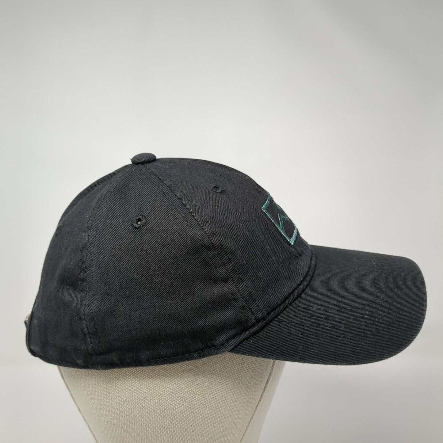 DNVR Slideback Hat Black One Size Adjustable Embroidered We Are Denver