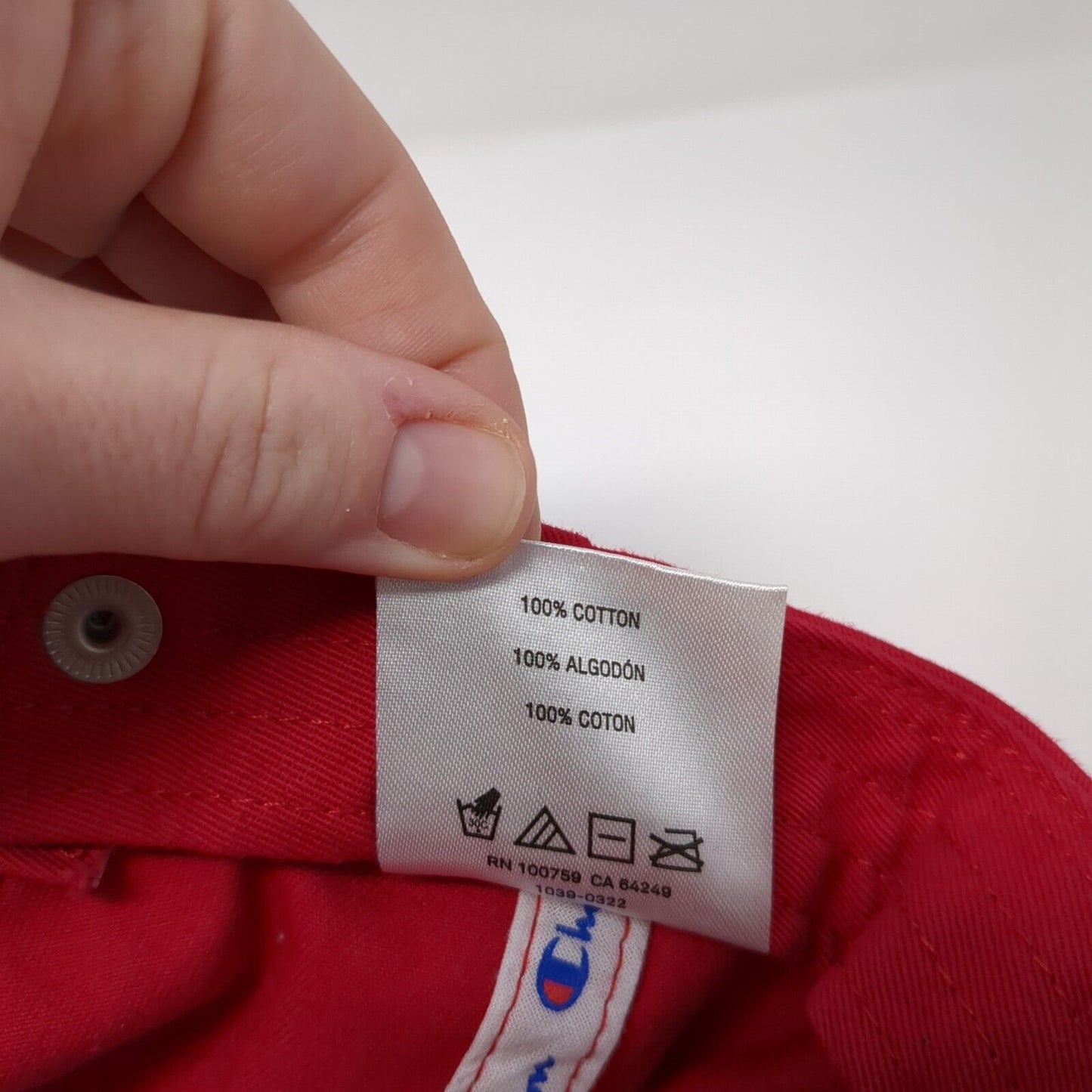 Semper Fi& America's Fund Slideback Hat Red OS Adjustable Relaxed Fit Champion