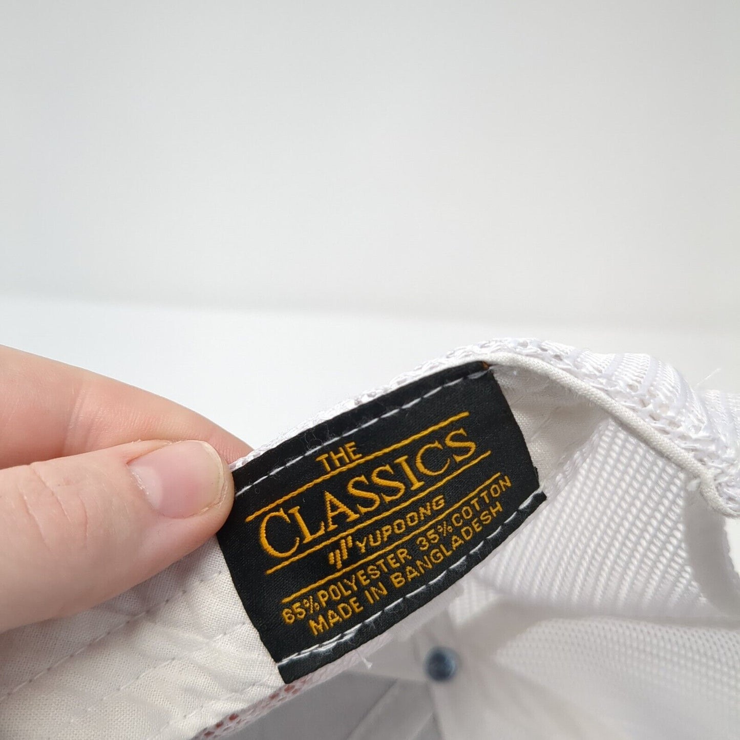 Fathom Realty Snapback Mesh Back Trucker Hat Gray One Size Yupoong