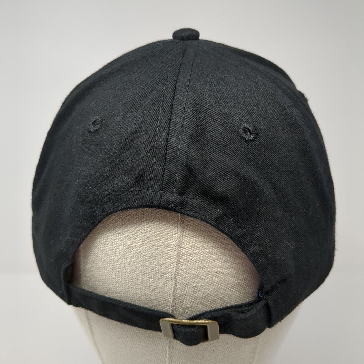 US Ecology Slideback Hat Black One Size Adjustable Embroidered 6 Panel Otto