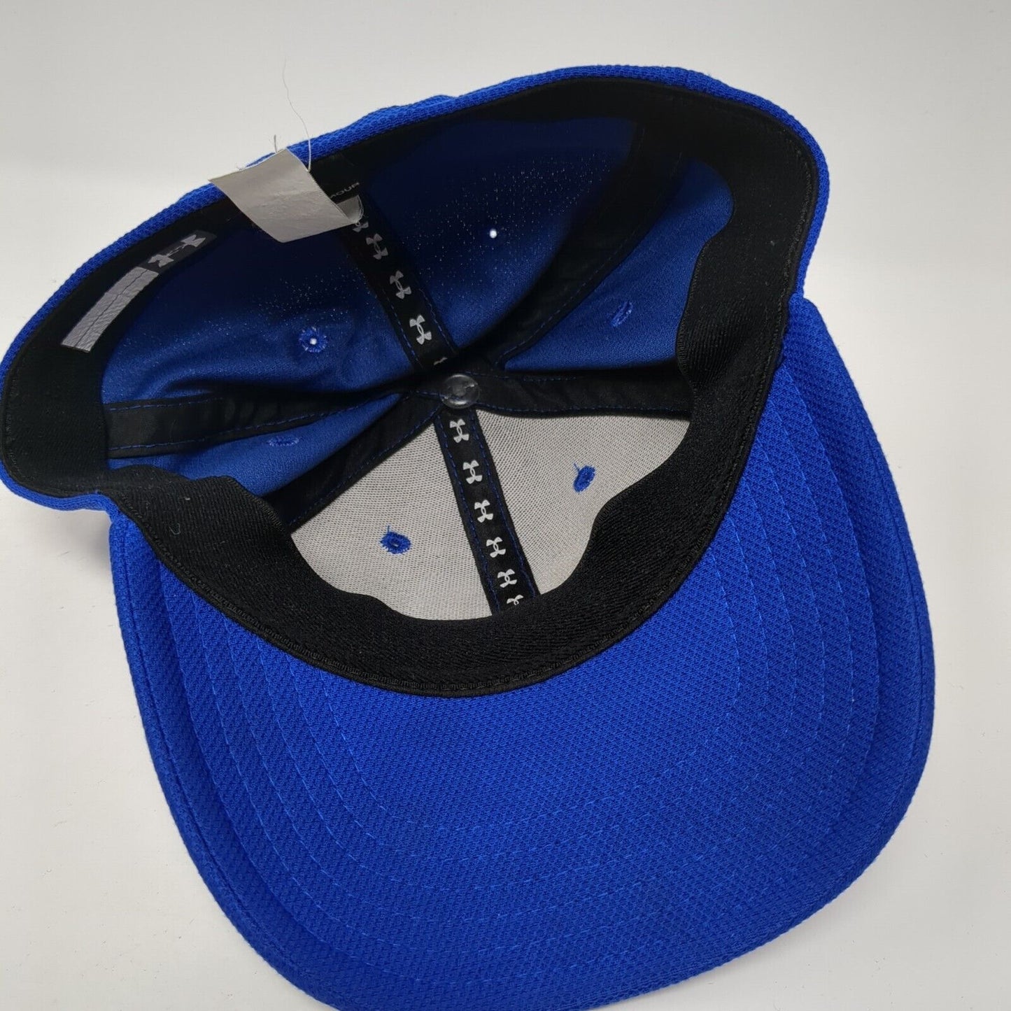 Under Armour Youth Fitted Hat Blue Small/Medium Embroidered 6 Panel