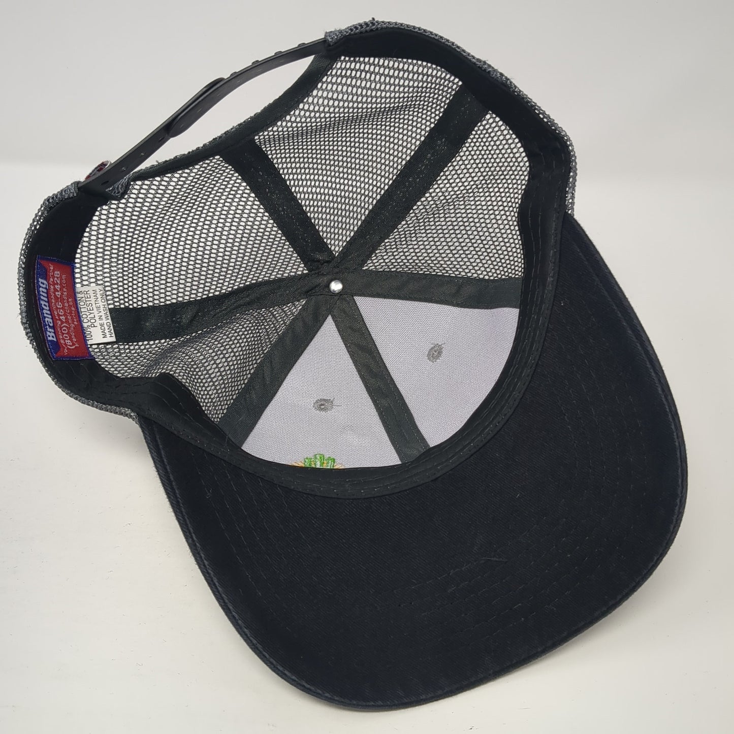 TasoTime Snapback Trucker Hat Gray One Size Adjustable Embroidered Mesh Back