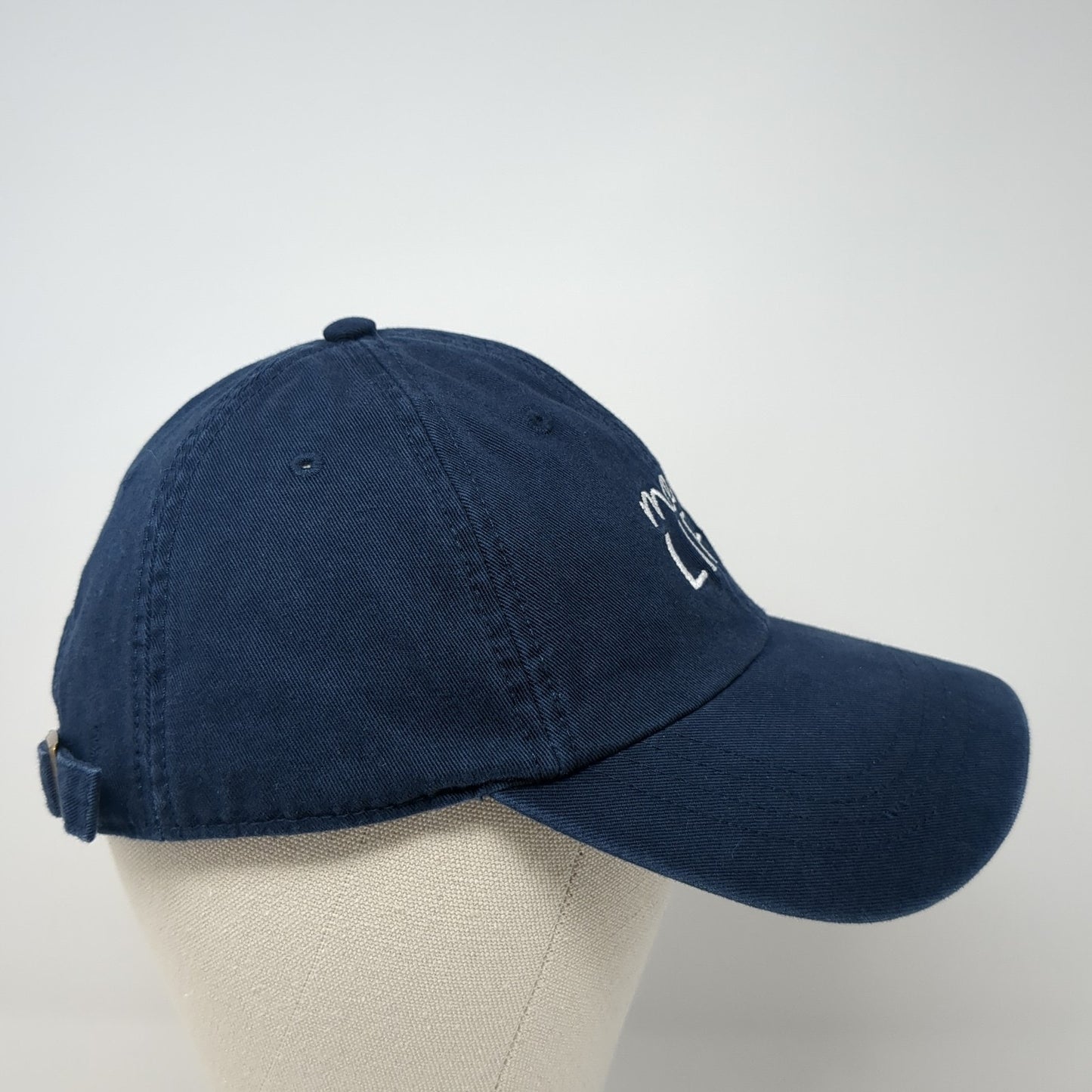Mom Life Slideback Hat Blue One Size Adjustable State Of Mine 6 Panel