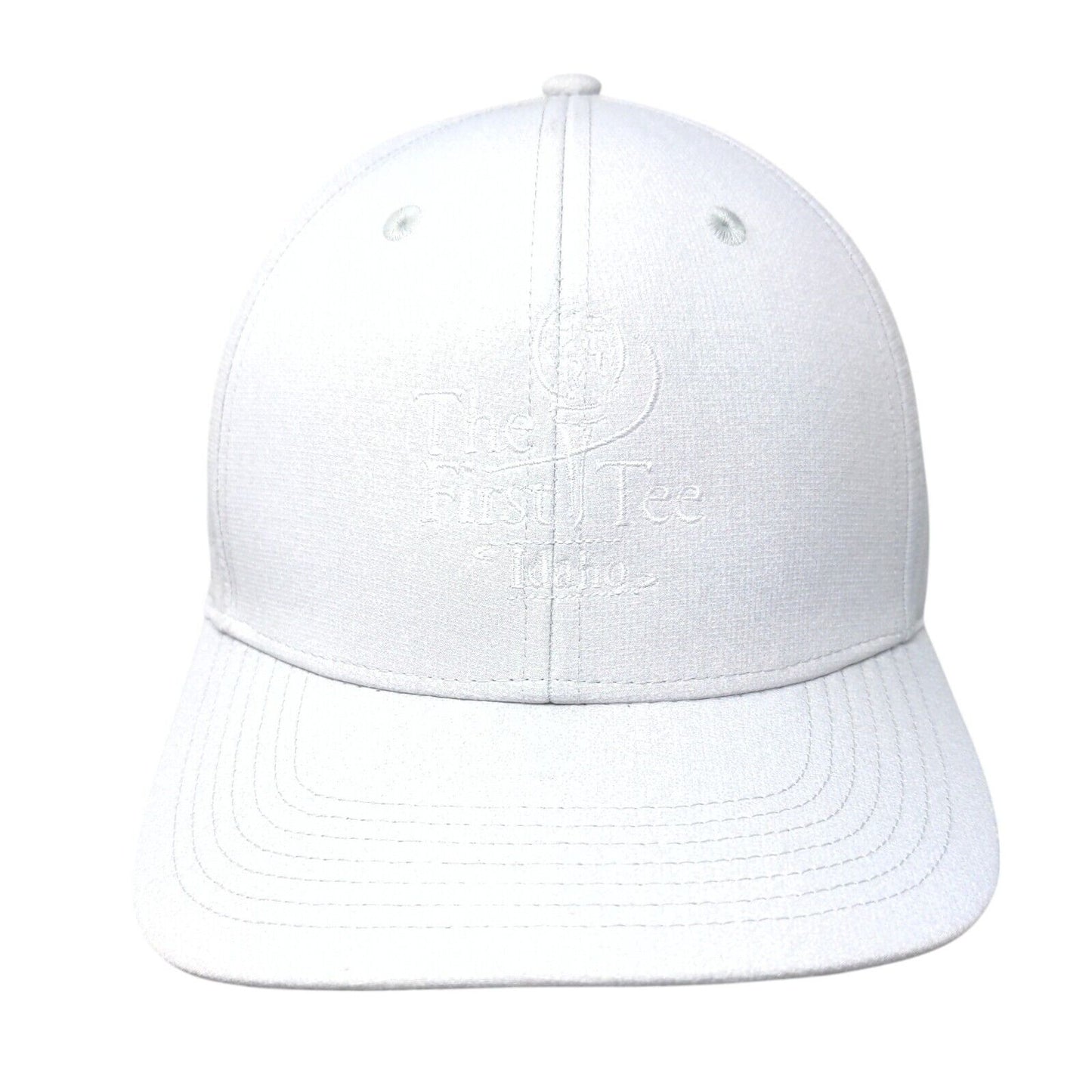 The First Tee Idaho Snapback Hat Gray OSFM Embroidered 6 Panel Adidas