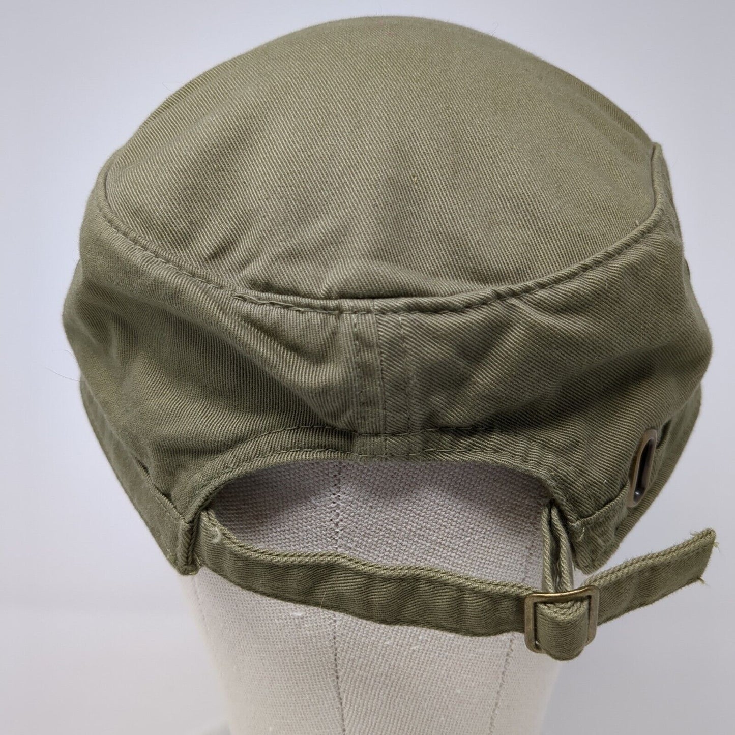 Trailpalooza Slideback Cadet Army Hat Tan One Size Adjustable Econscious