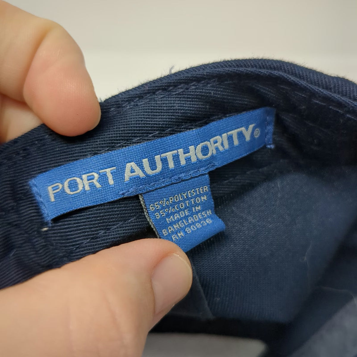 Port Authority Snapback Blue Hat One Size GTS Embroidered Logo Structured Crown