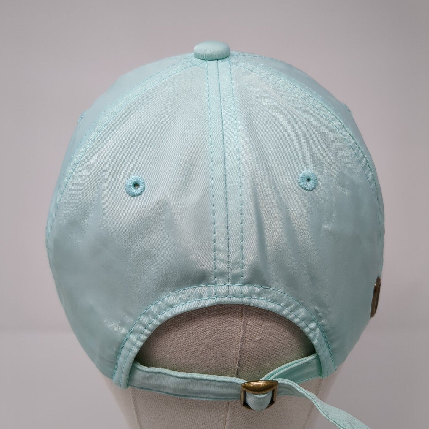 Unbranded Slideback Hat Green One Size Adjustable Solid Blank 6 Panel