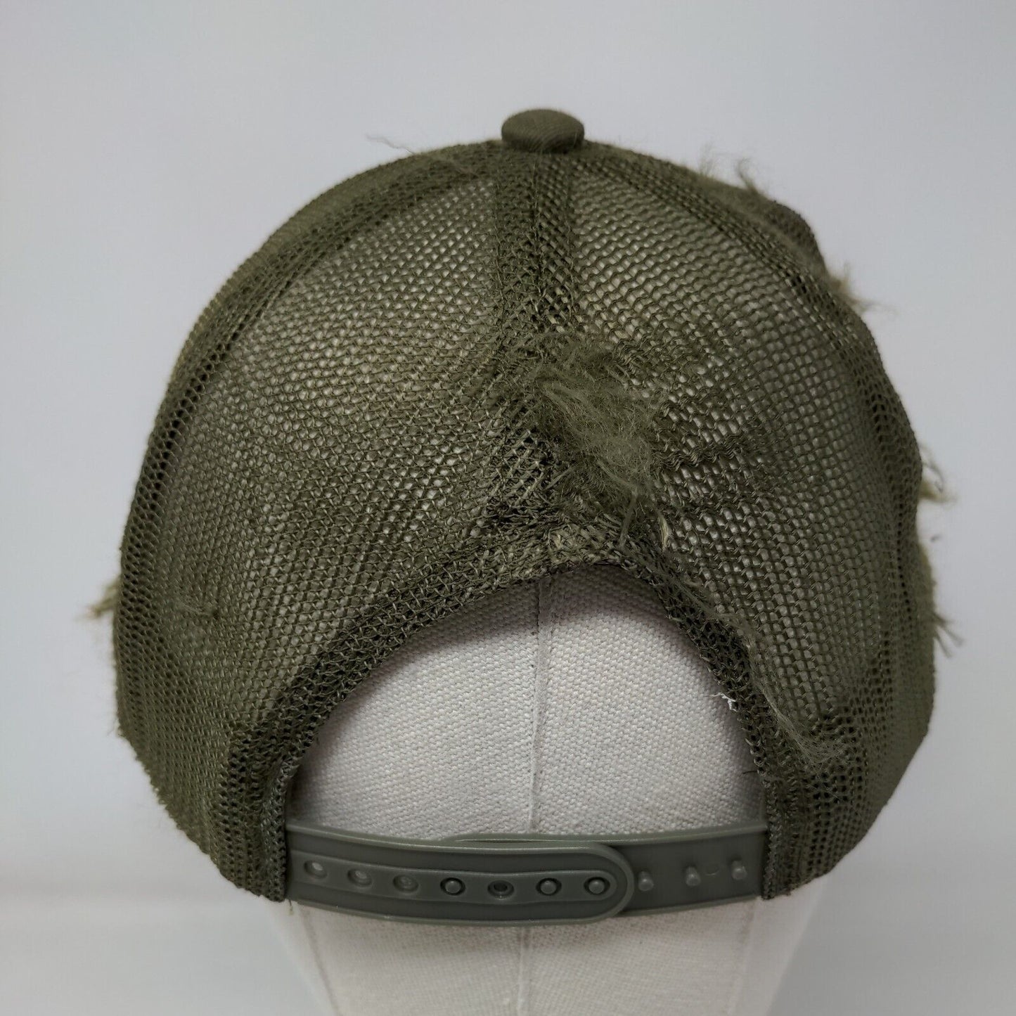 Bass Pro Shops Snapback Mesh Back Trucker Hat Greenish-Brown OSFM Fishing
