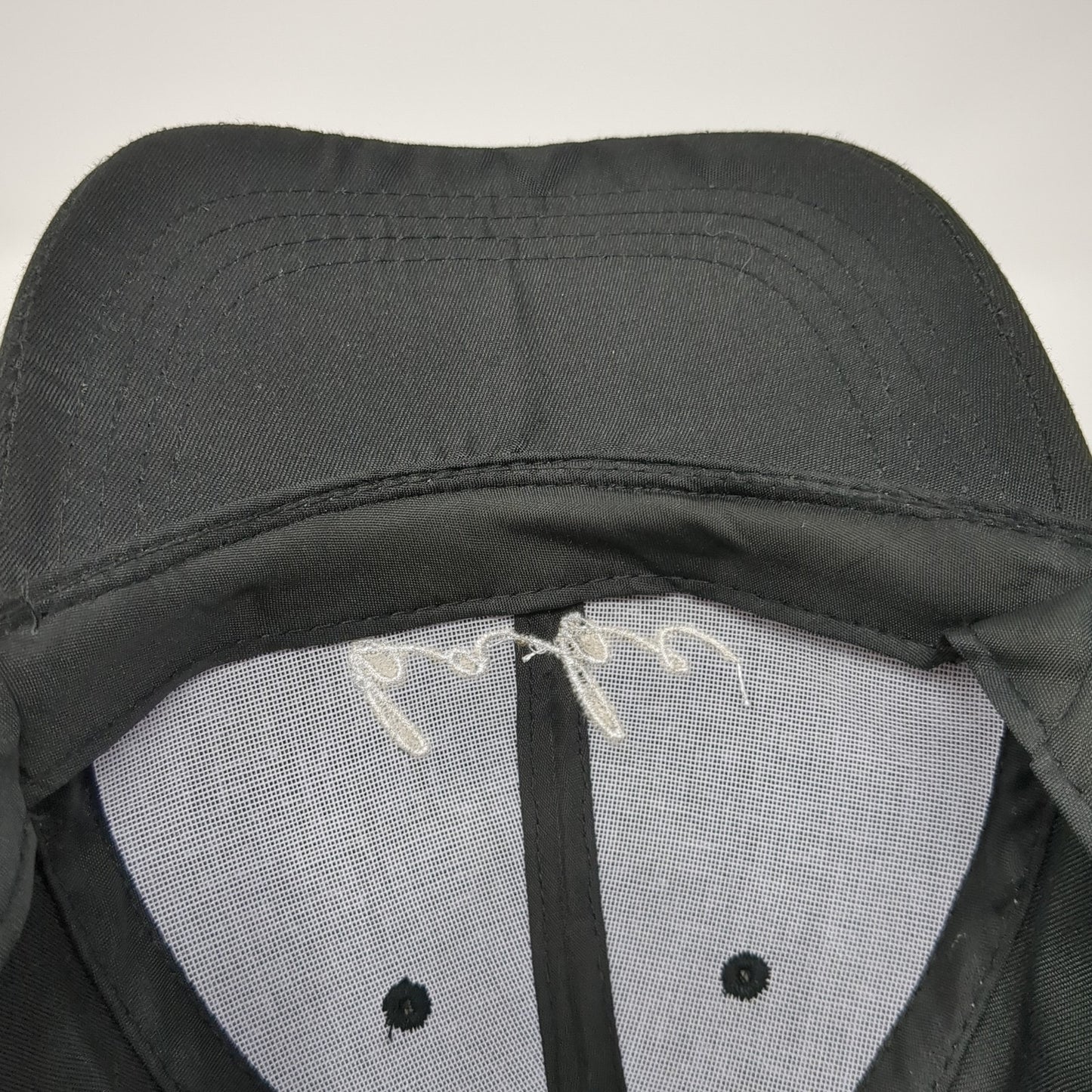 Babe Strapback Hat Black One Size Adjustable Embroidered Solid 6 Panel