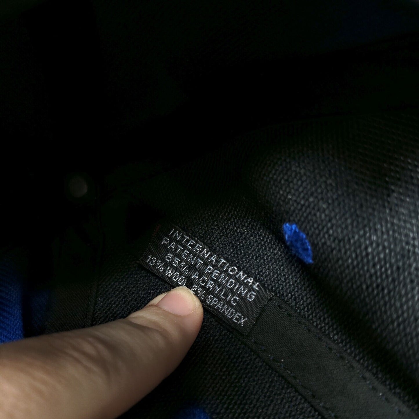 NU-FIT by KC Caps Fitted Hat Blue Small/Medium Solid 6 Panel Blank