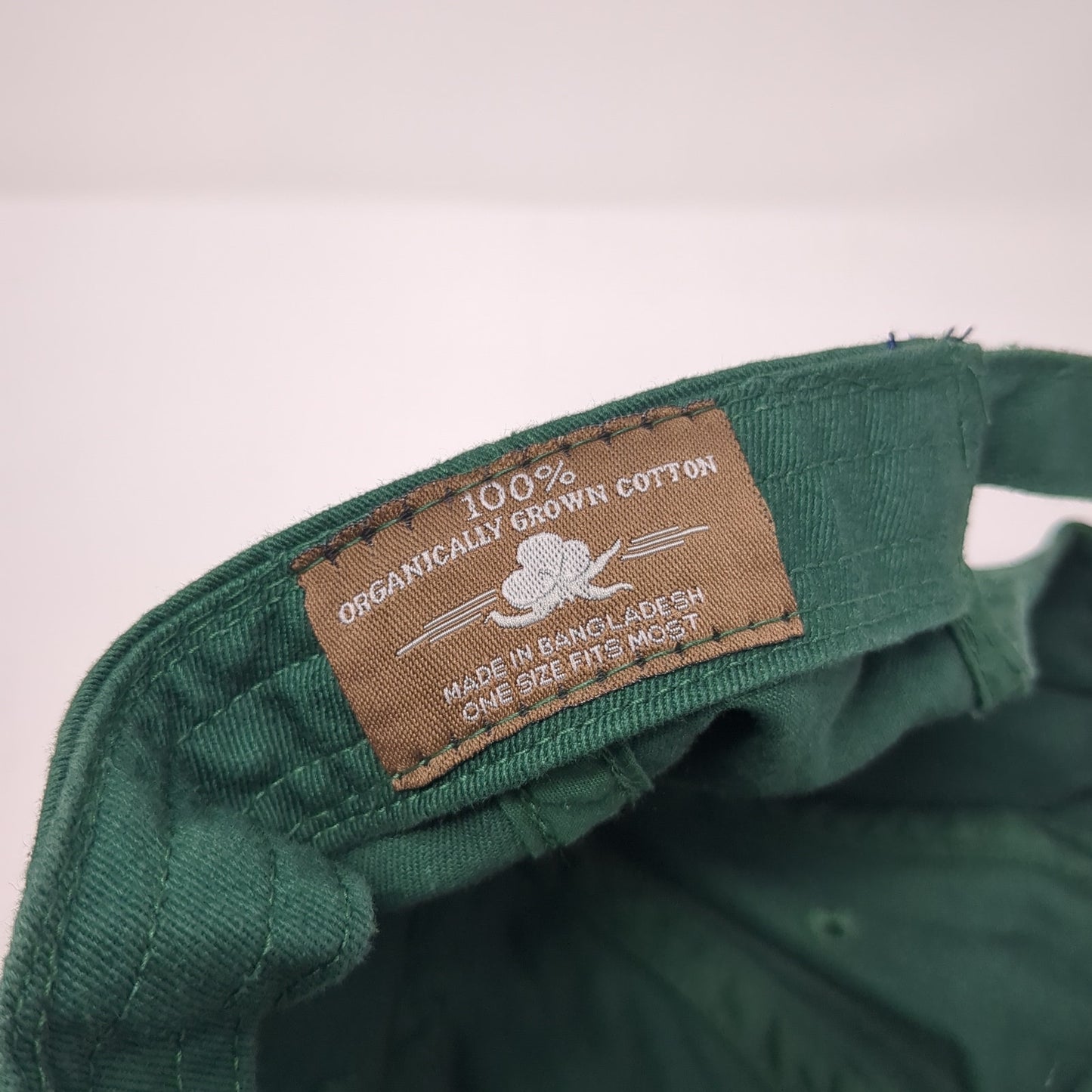 Unbranded Slideback Hat Green One Size Adjustable Cotton Casual Blank