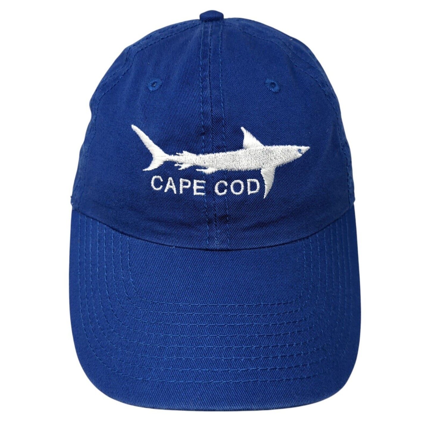 Cape Cod Slideback Hat Blue One Size Adjustable Embroidered Solt As A Grape