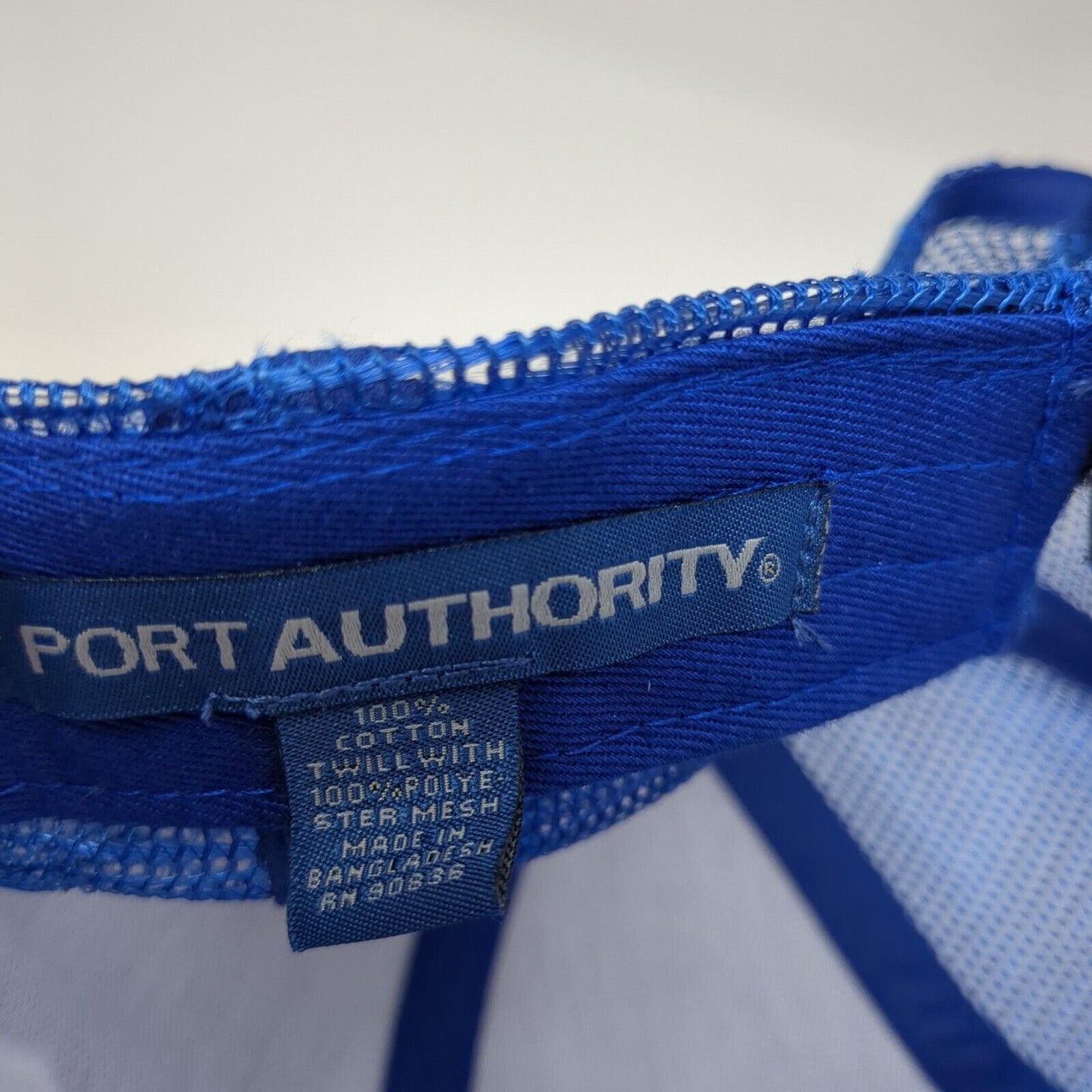 Hubble Homes Strapback Mesh Back Trucker Hat Blue One Size Adjustable