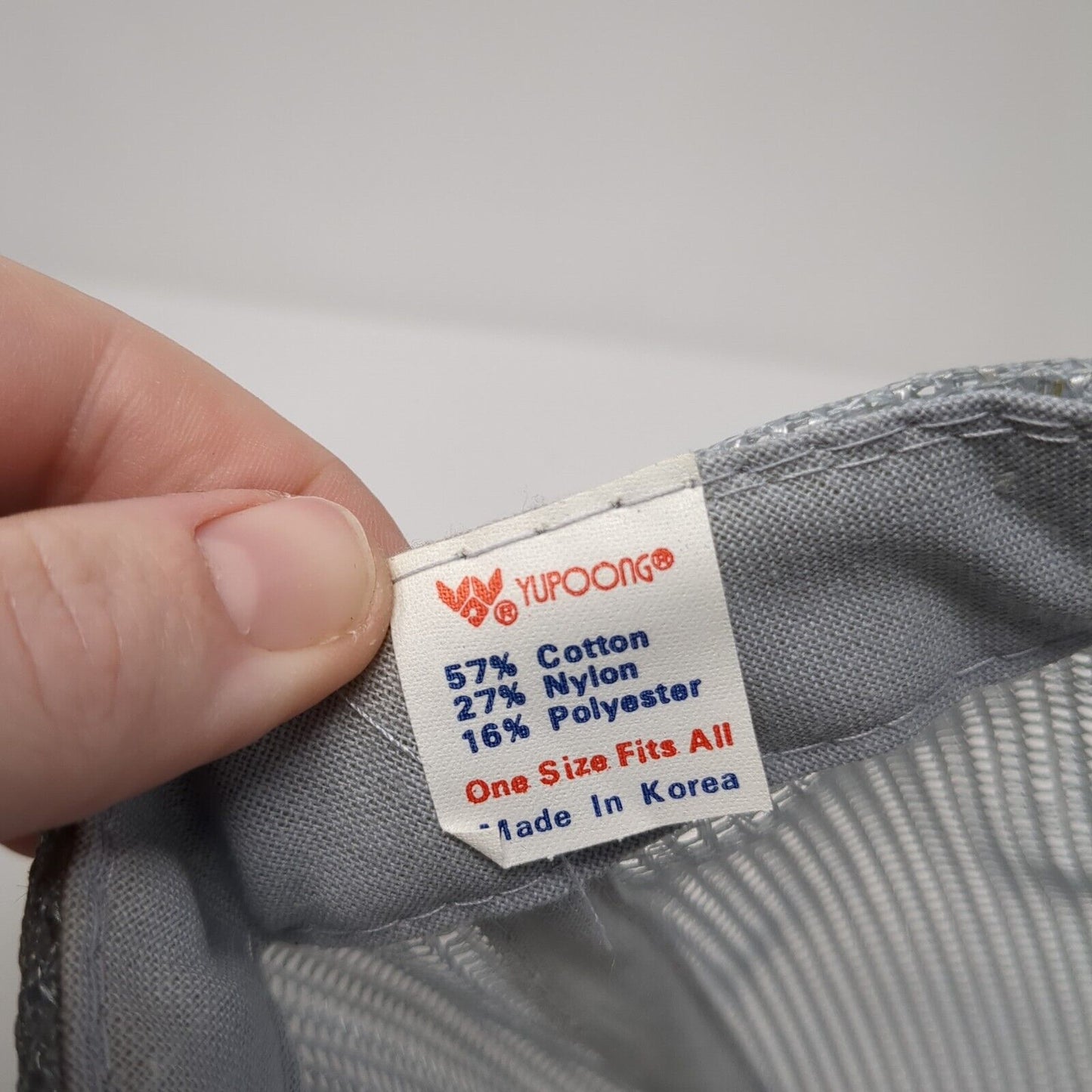 NAPA Auto Parts Snapback Trucker Hat Gray One Size Adjustable Mesh Back Yupoong