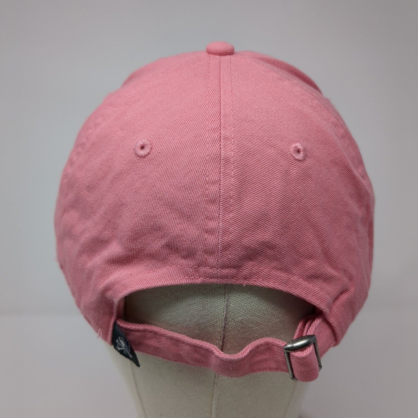 Cleveland Slideback Hat Pink One Size Adjustable Embroidered 6 Panel Cotton
