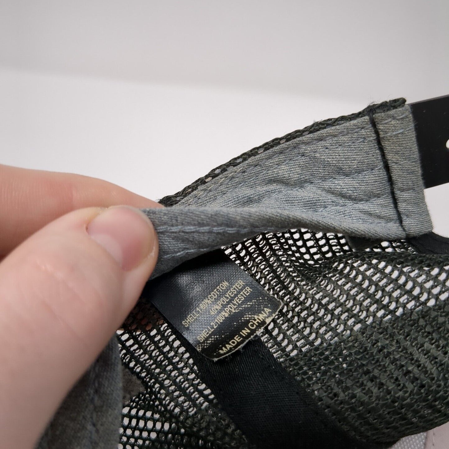 Crossfire Fencing Snapback Trucker Hat Gray OS Adjustable Mesh Back Richardson