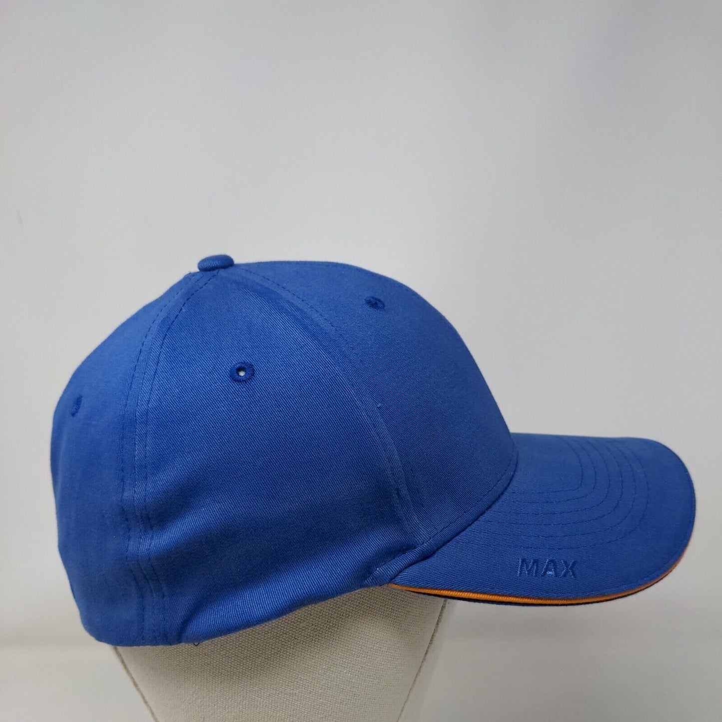 Lyons Concrete Construction Fitted Hat Blue M/L Embroidered The Max Nat