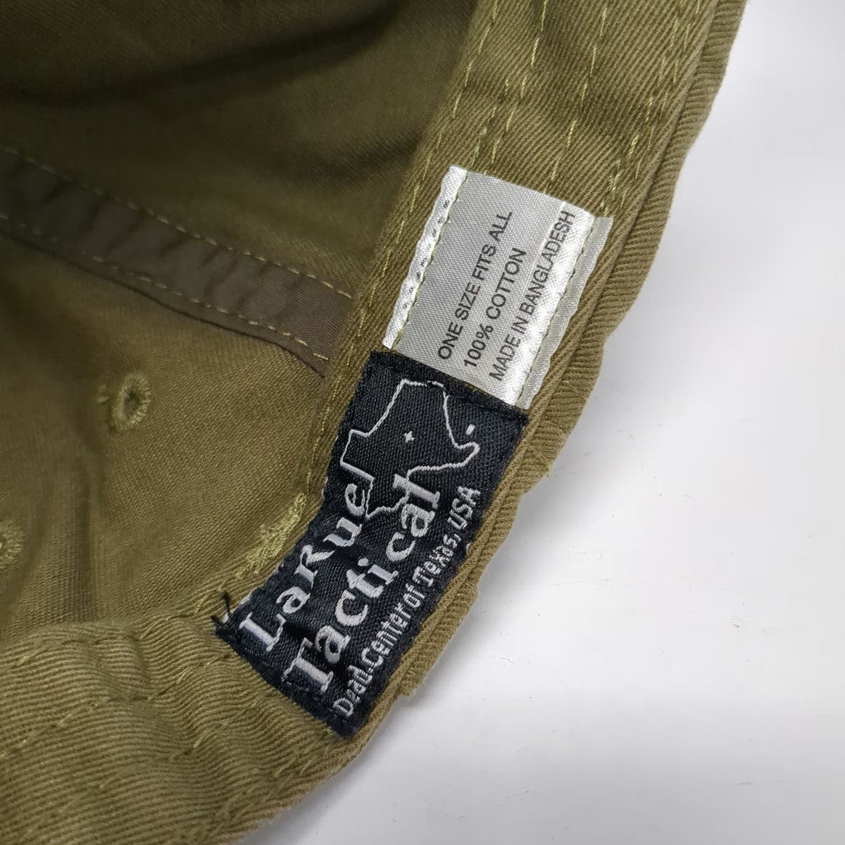 LaRue Tactical Baseball Cap Green One Size Strapback Texas PredatAR Logo Hat