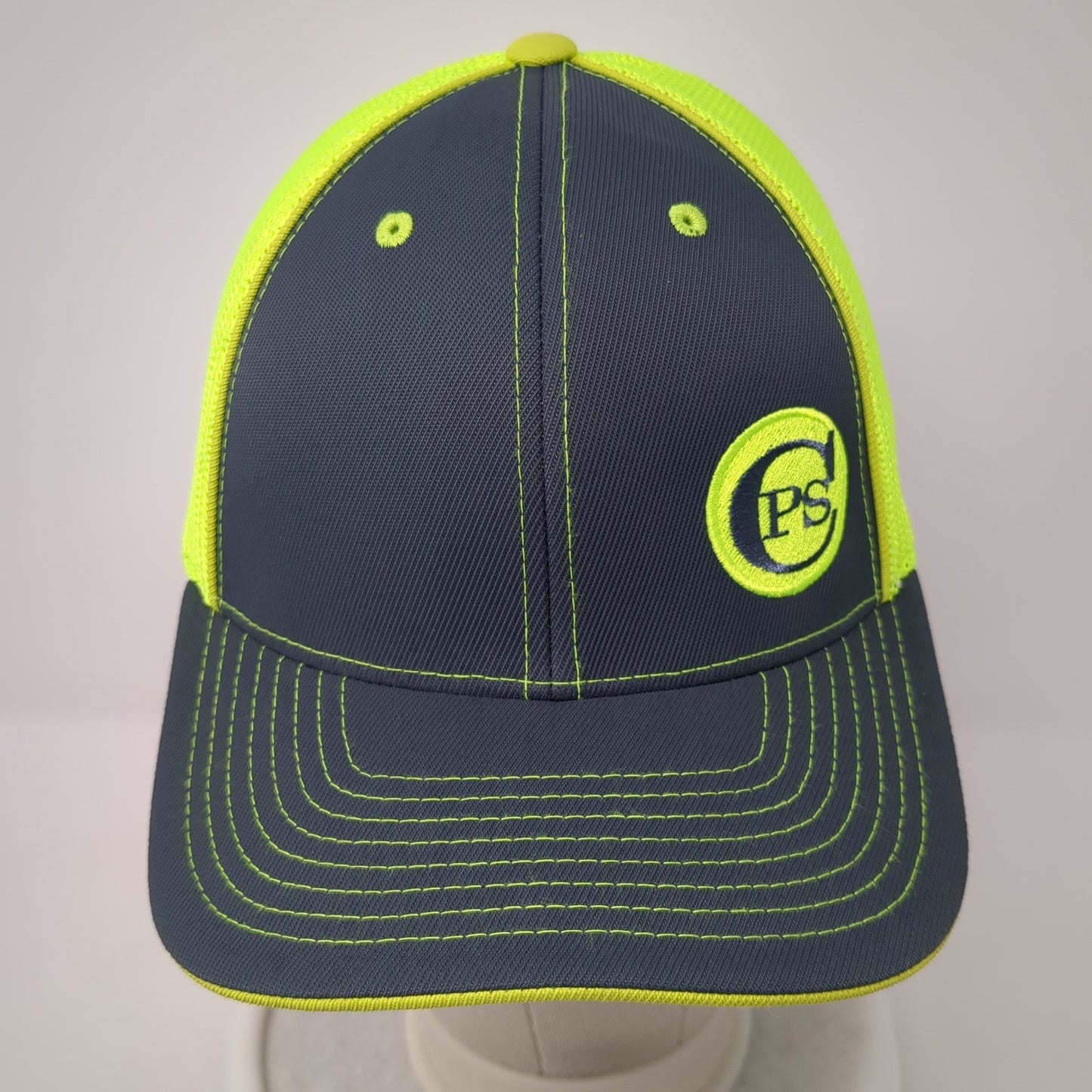 CPS DeKalb Fitted Mesh Back Trucker Hat Multi 7 3/8 Pacific Headwear
