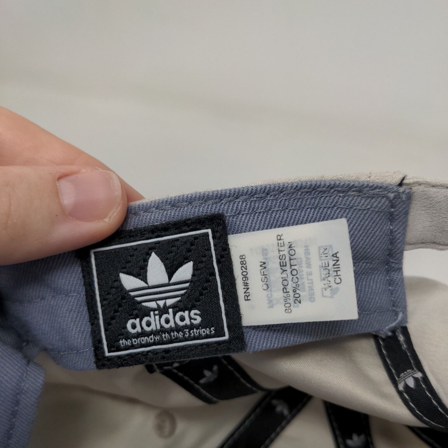 Adidas Women's Slideback Hat Tan OSFW Embroidered 3 Stripes Trefoil