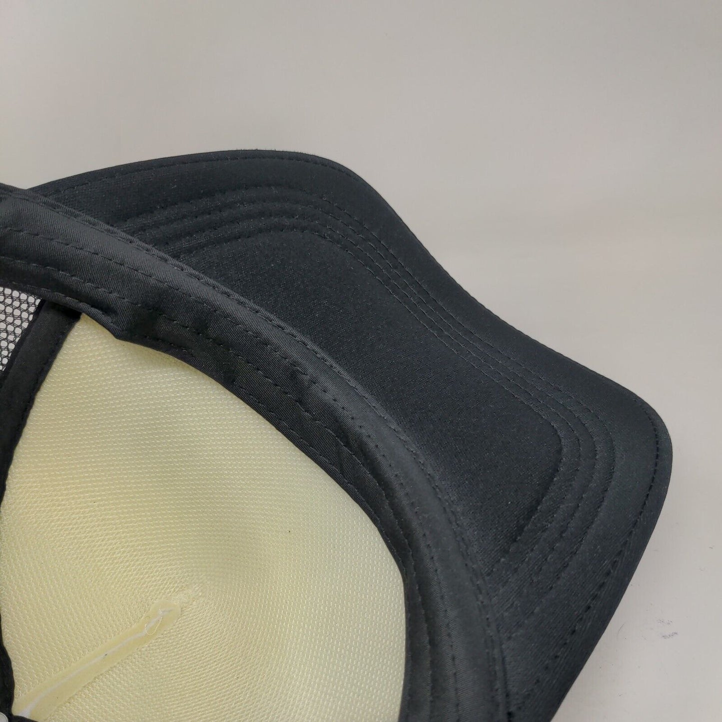 Brooklyn New York Snapback Trucker Hat Black One Size Mesh Back Colorblock