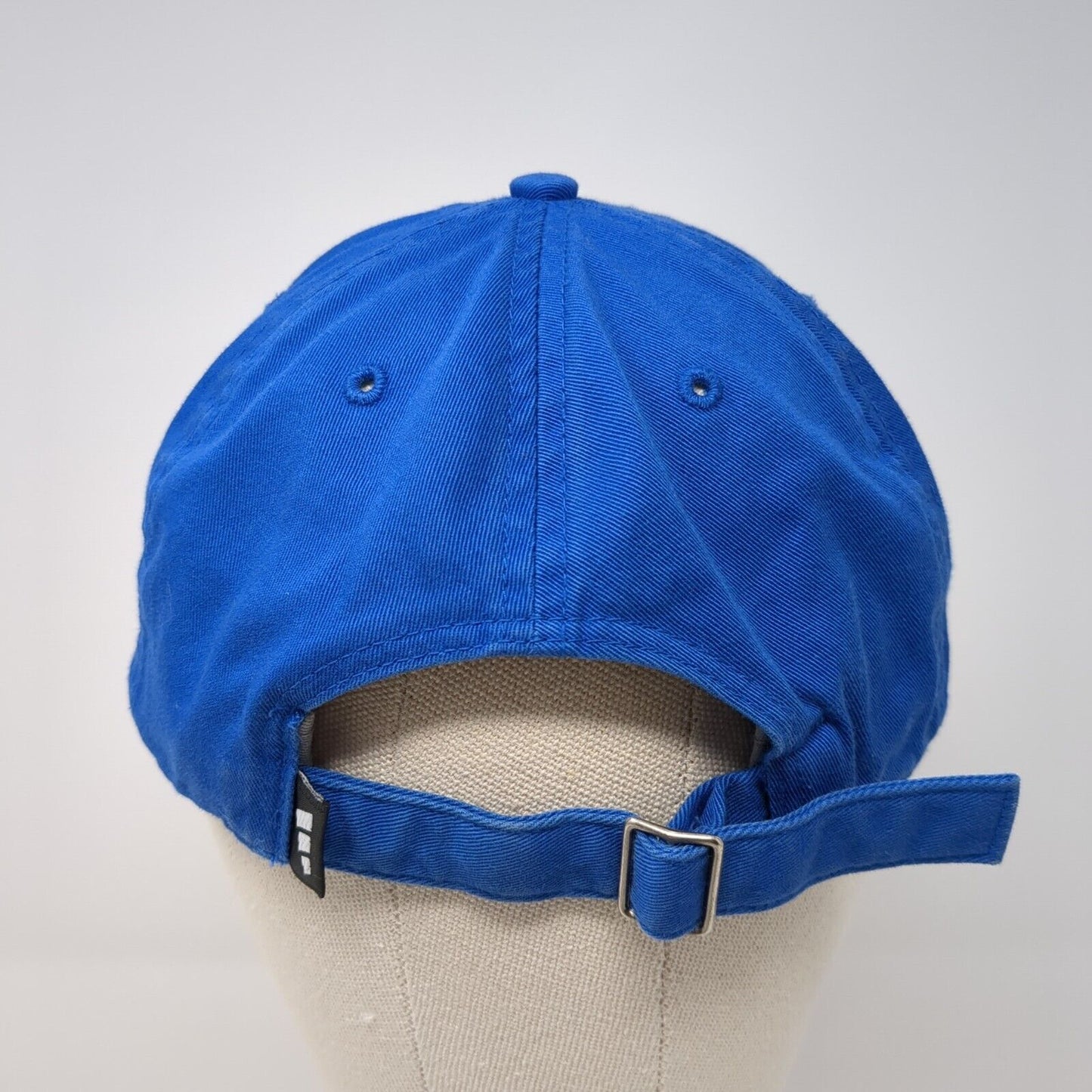 Adidas Slideback Hat Blue One Size Adjustable Embroidered 6 Panel Cotton