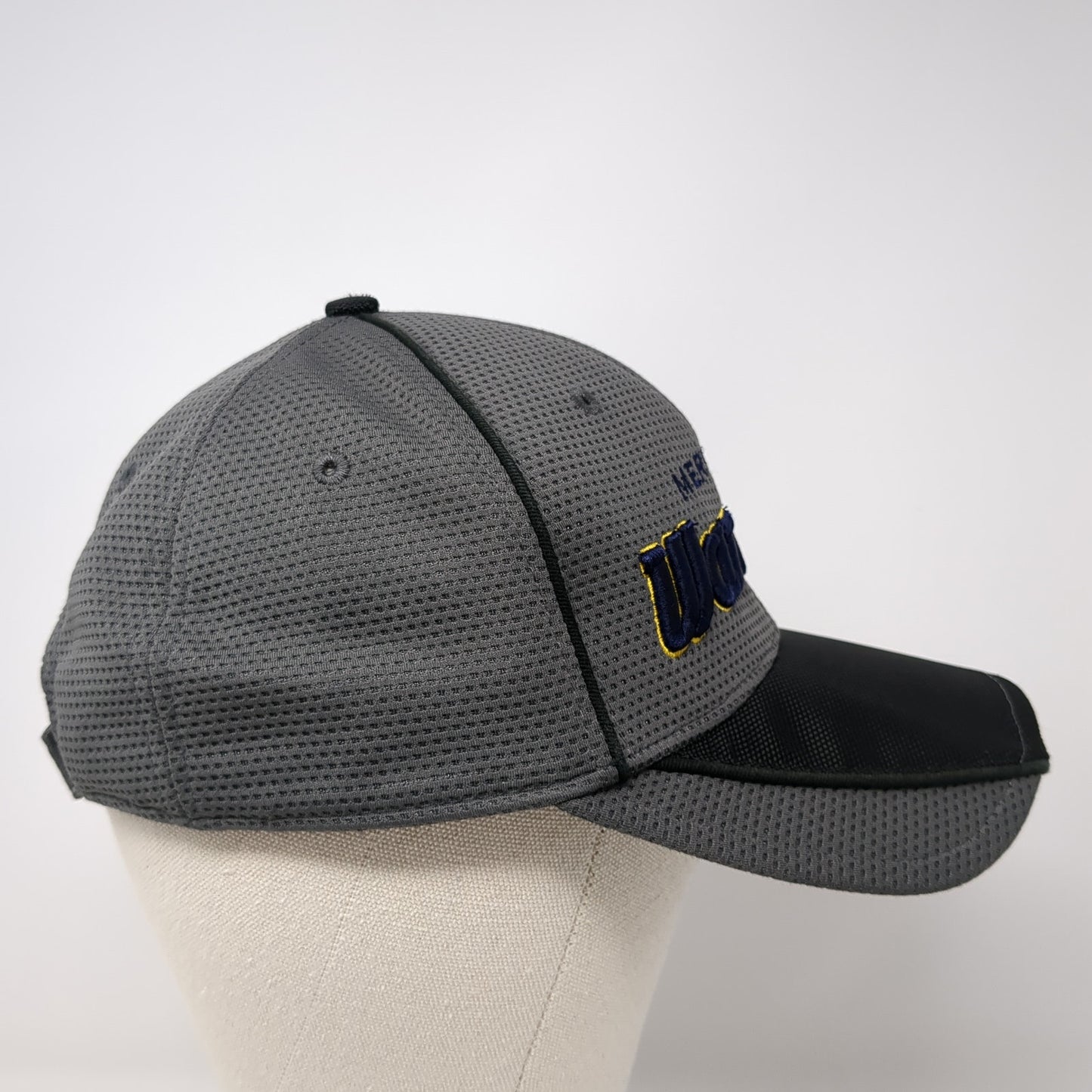 Meridian Warriors Strapback Hat Gray One Size Adjustable Embroidered
