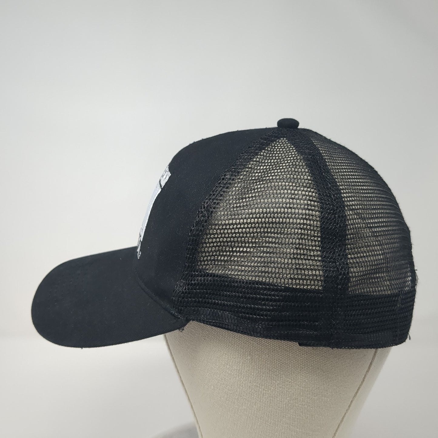 Western Son Vodka Snapback Trucker Hat Black One Size Adjustable Mesh Back