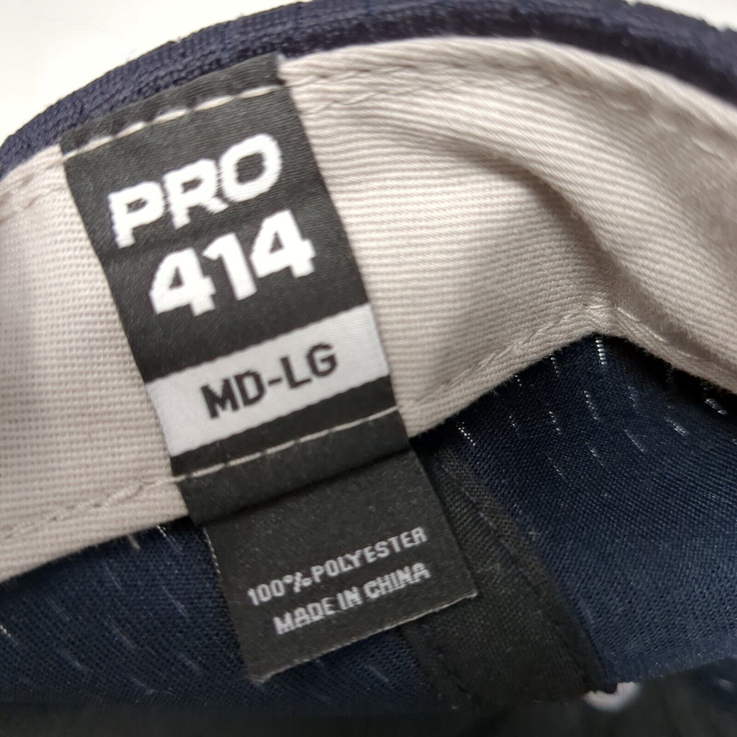 PS Patriots Strapback Hat Blue M/L Adjustable Embroidered Pro414 Richardson